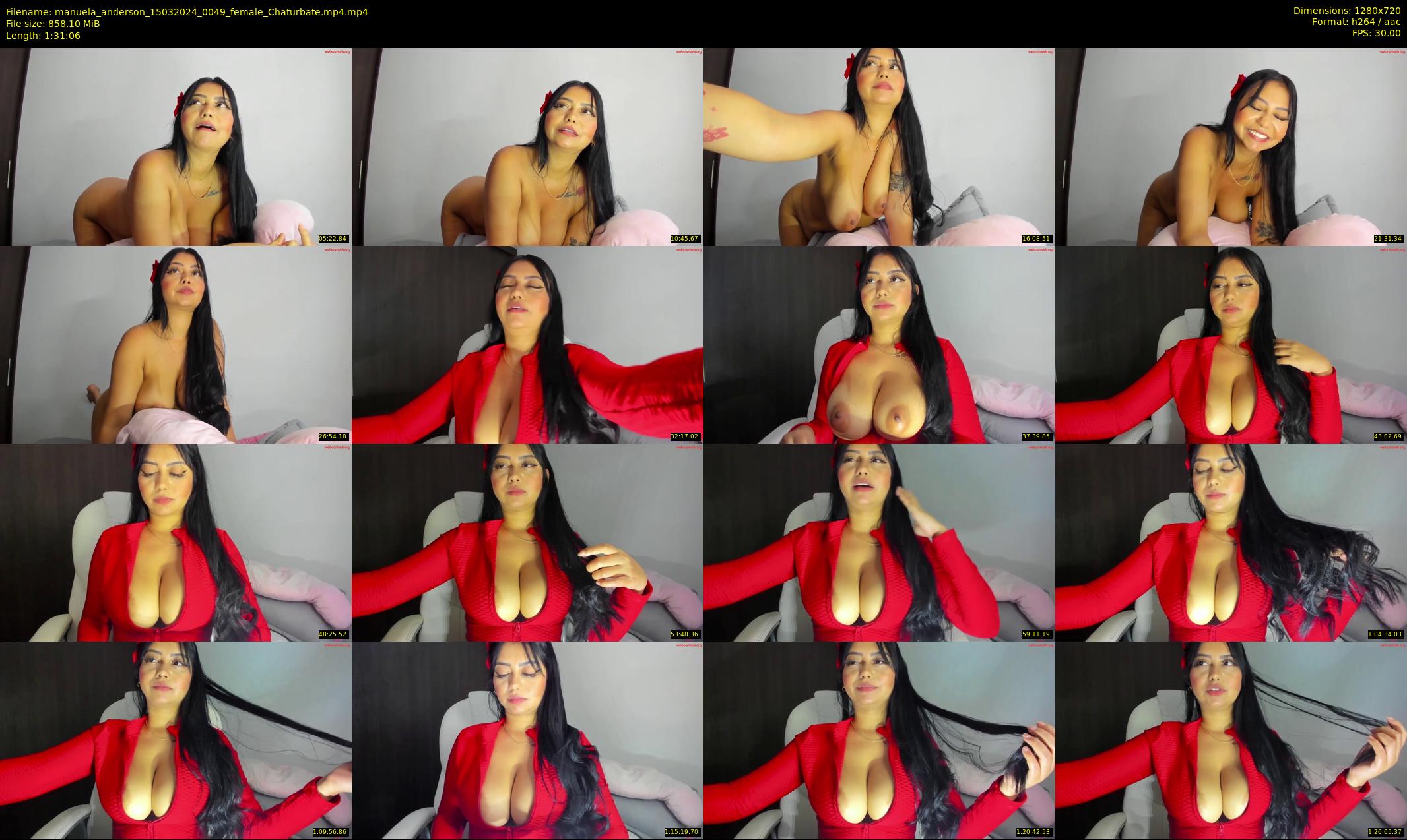 manuela_anderson — 92 minute Chaturbate female cam show recording, 720p, Mar 15, 2024