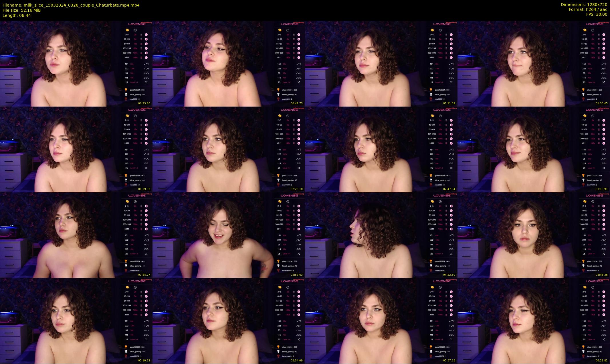 milk_slice — 7 minute Chaturbate couple cam show recording, 720p, Mar 15, 2024