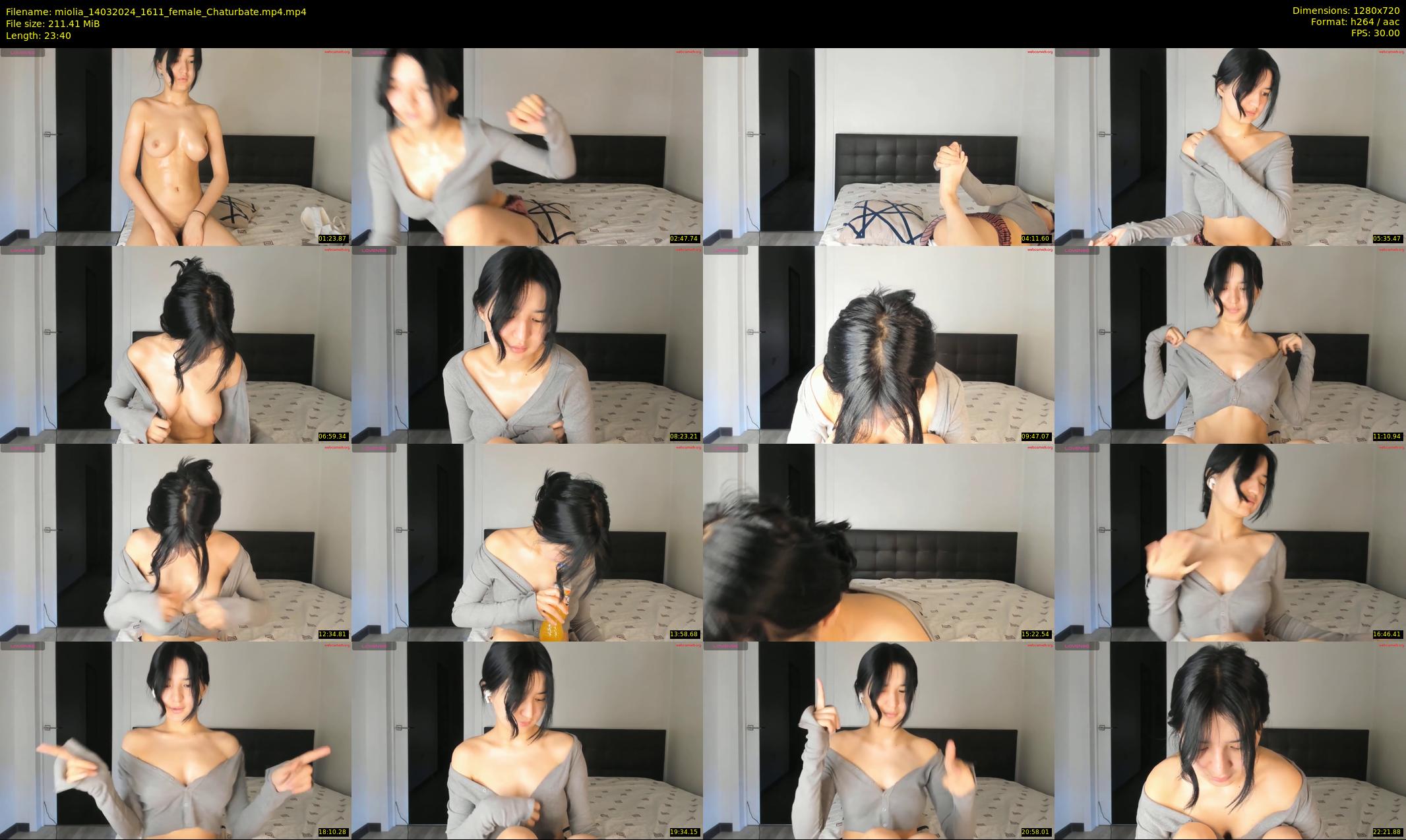 miolia — 24 minute Chaturbate female cam show recording, 720p, Mar 14, 2024