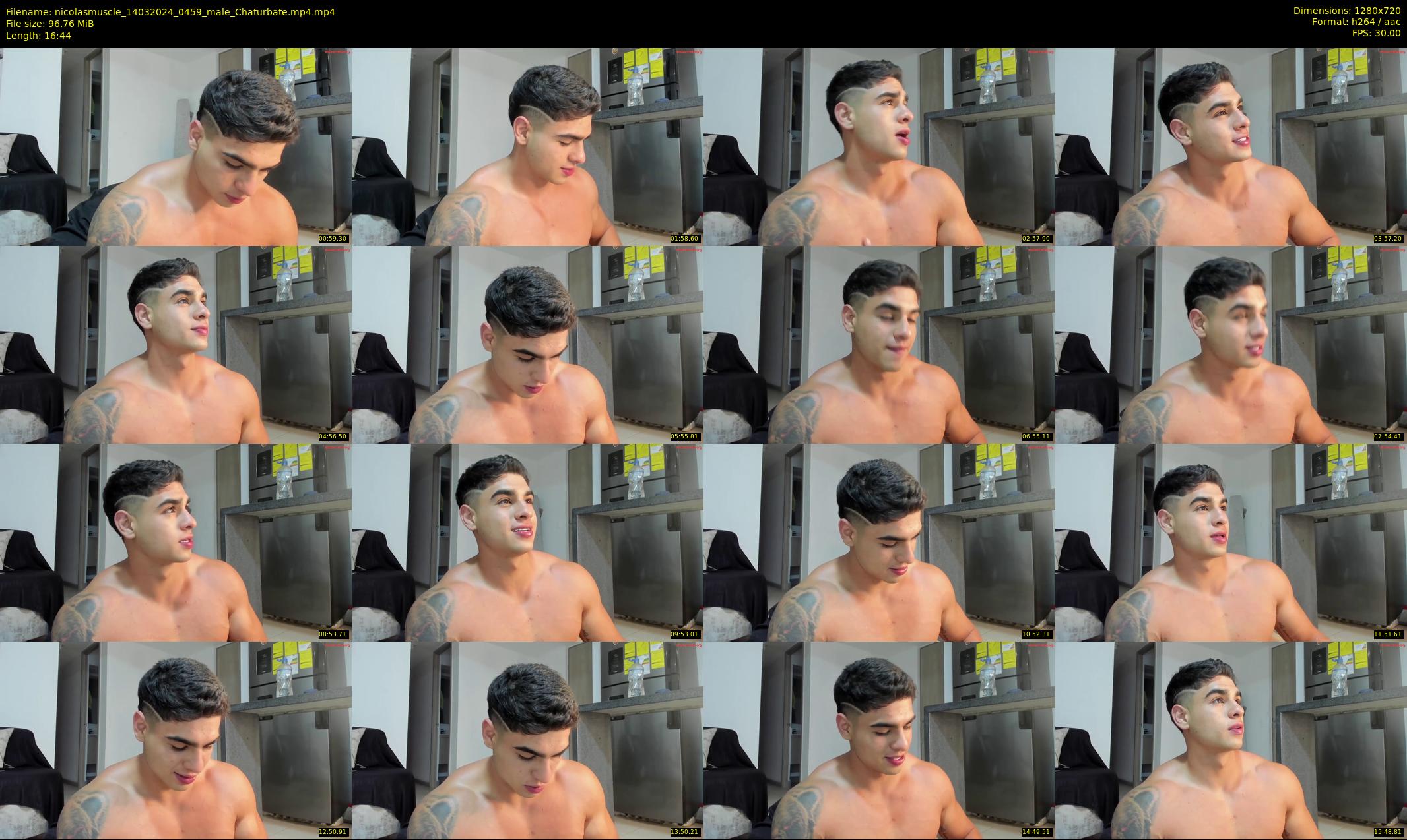 nicolasmuscle — 17 minute Chaturbate male cam show recording, 720p, Mar 14, 2024