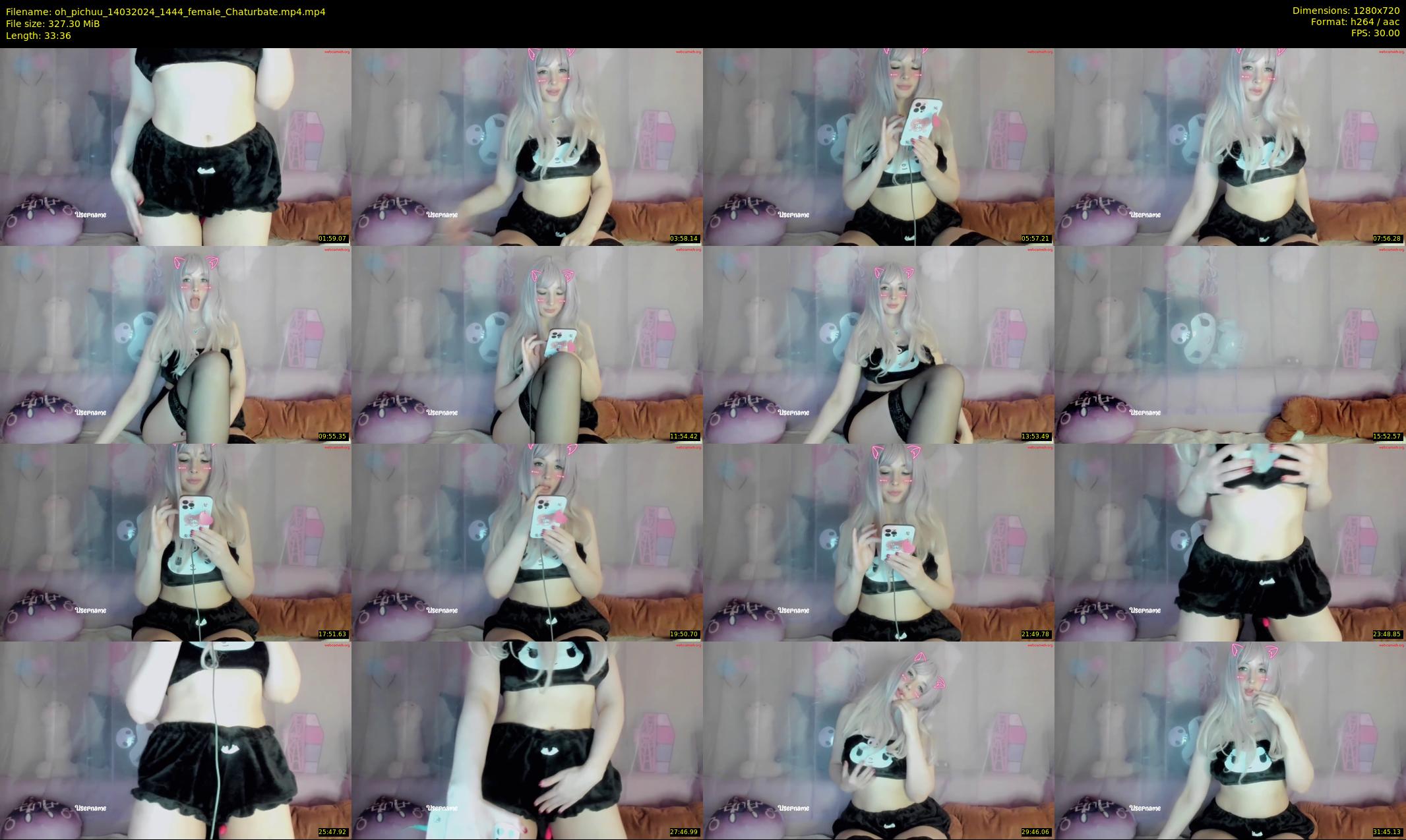 oh_pichuu — 34 minute Chaturbate female cam show recording, 720p, Mar 14, 2024