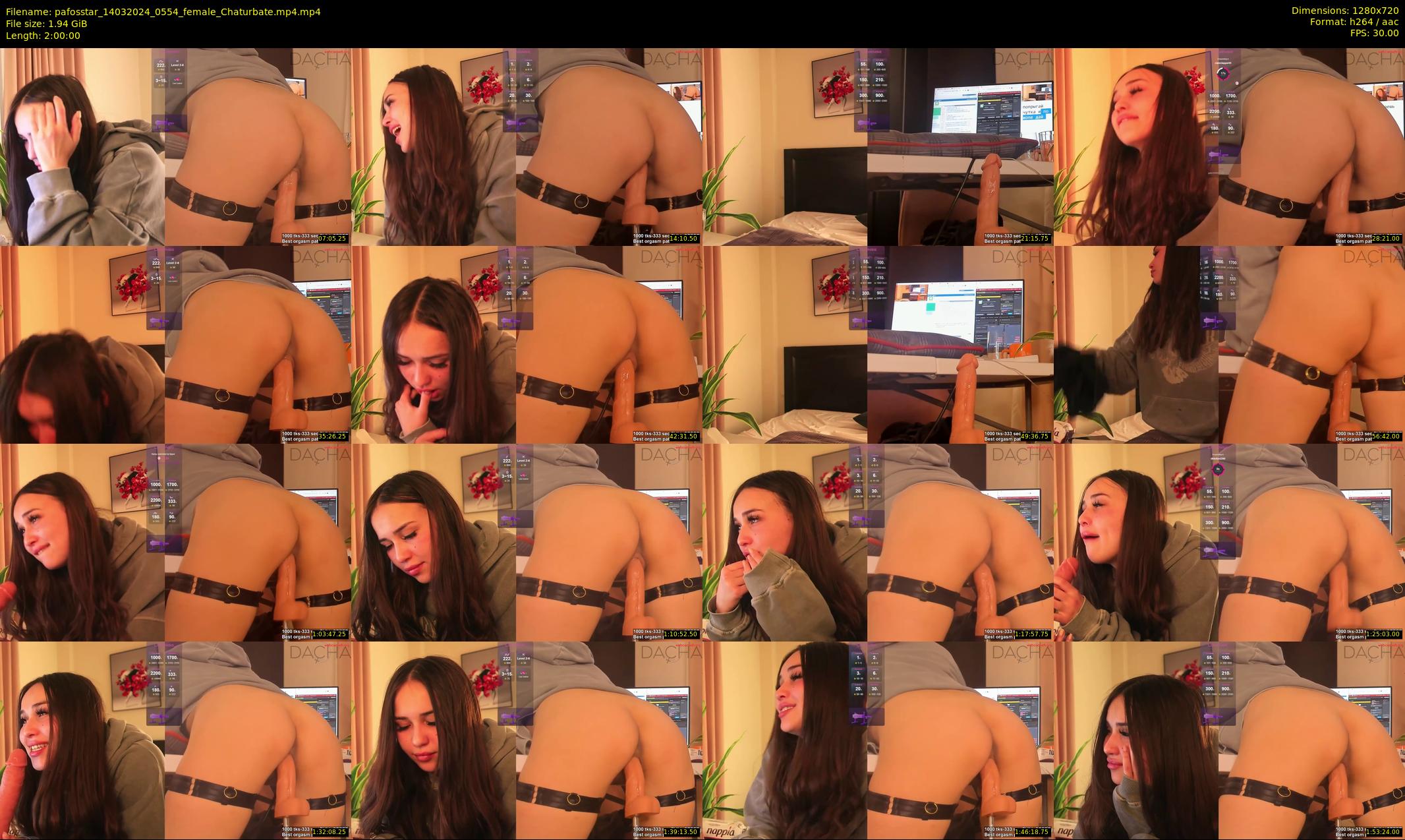 pafosstar — 120 minute Chaturbate female cam show recording, 720p, Mar 14, 2024
