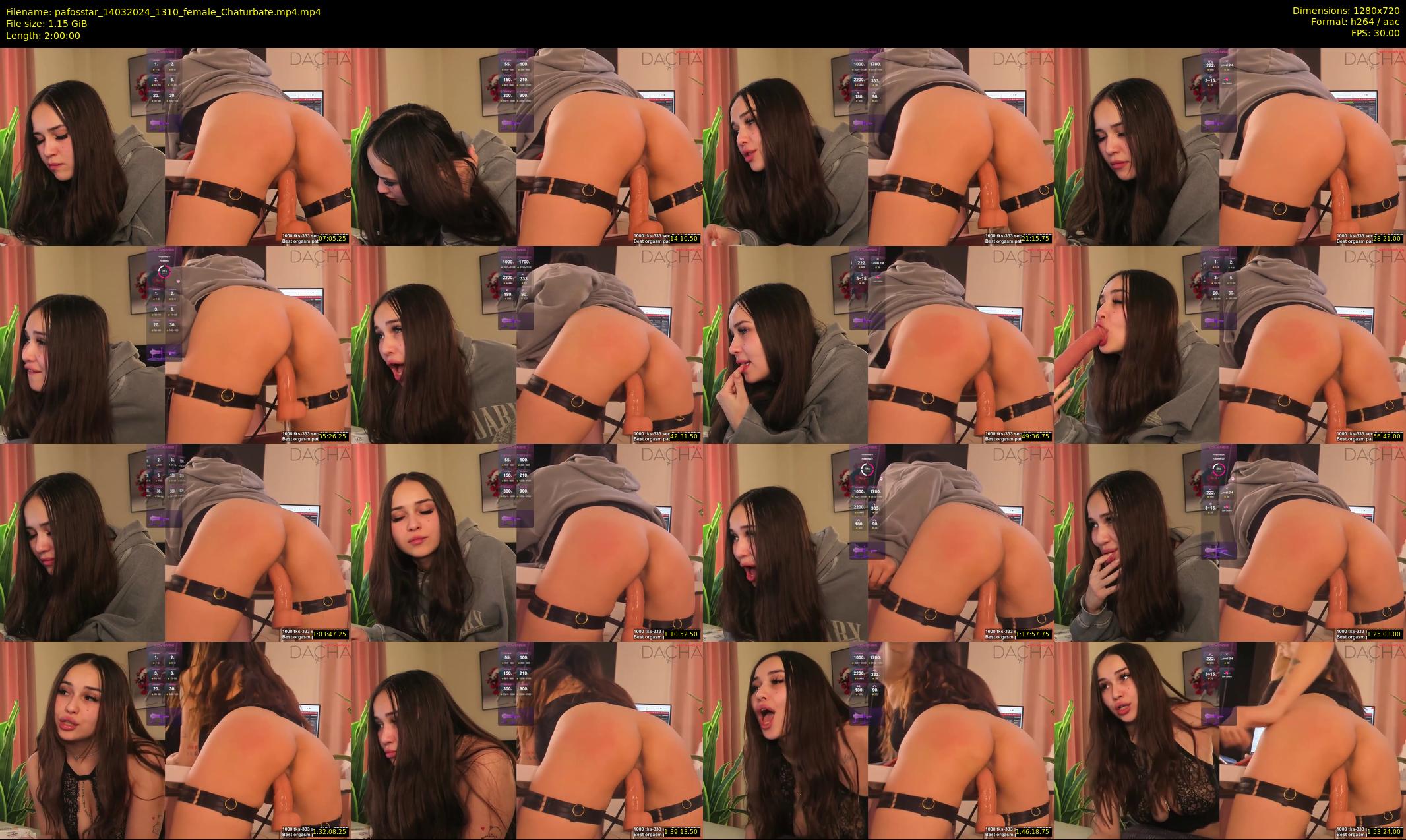 pafosstar — 120 minute Chaturbate female cam show recording, 720p, Mar 14, 2024