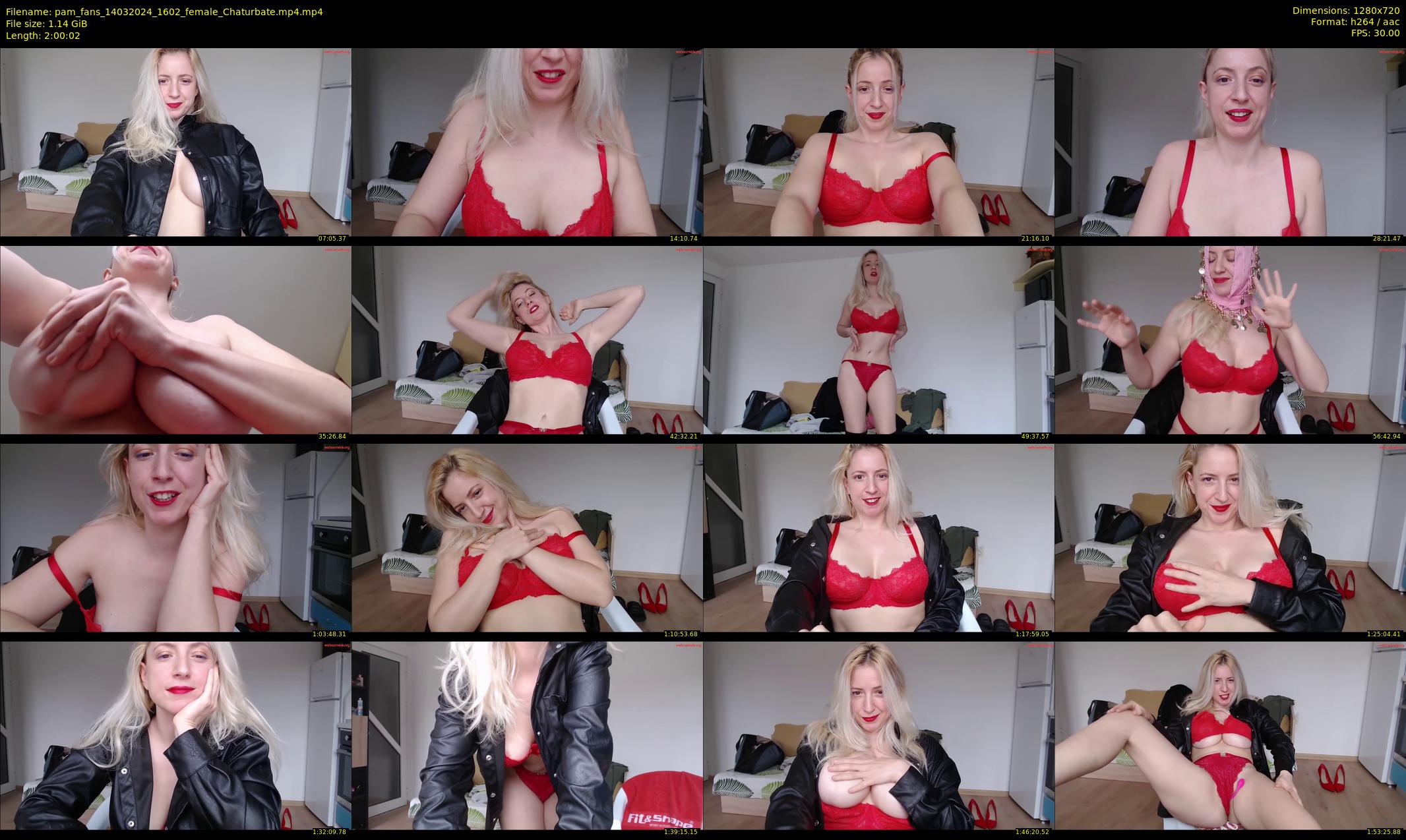 pam_fans — 121 minute Chaturbate female cam show recording, 720p, Mar 14, 2024