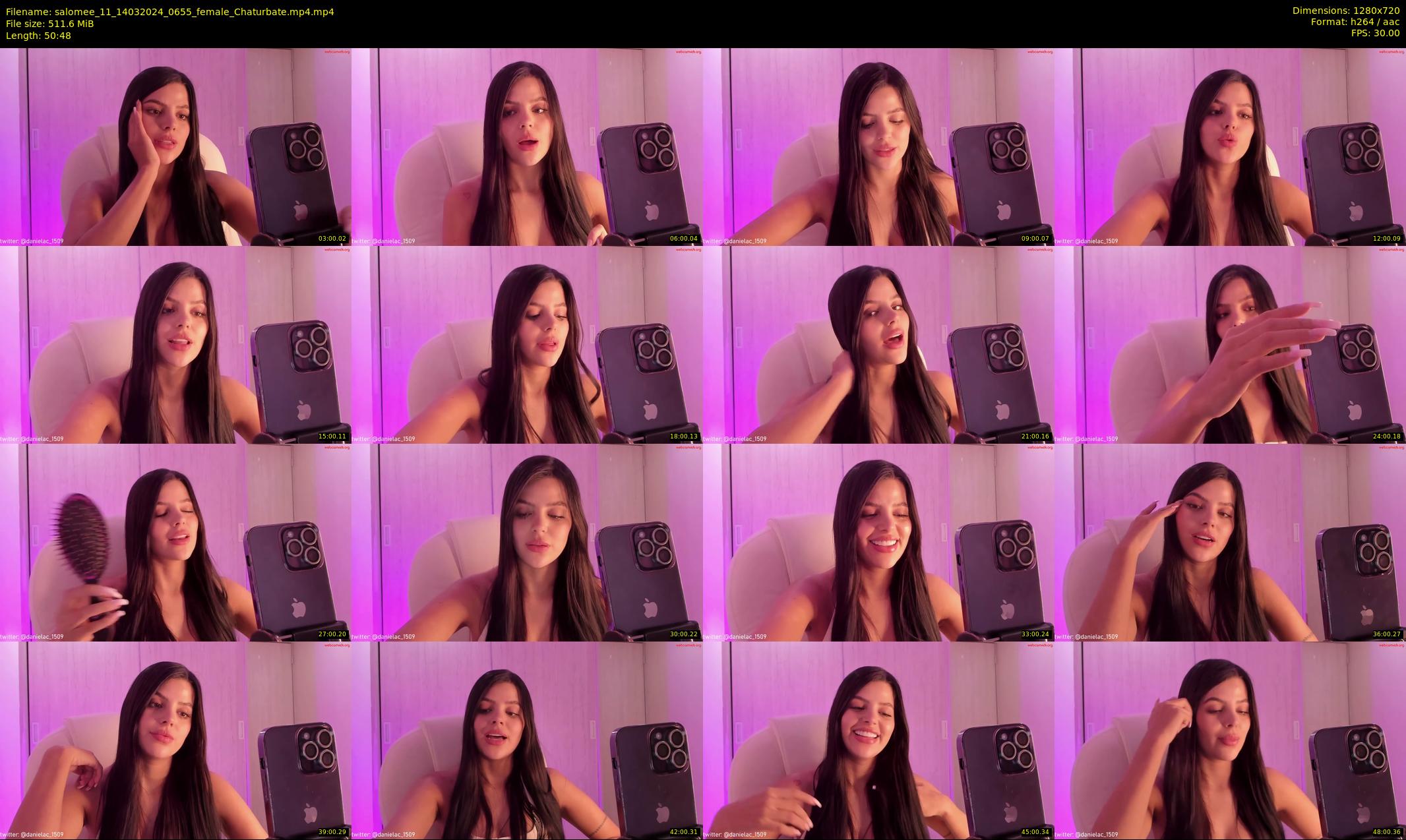 salomee_11 — 51 minute Chaturbate female cam show recording, 720p, Mar 14, 2024