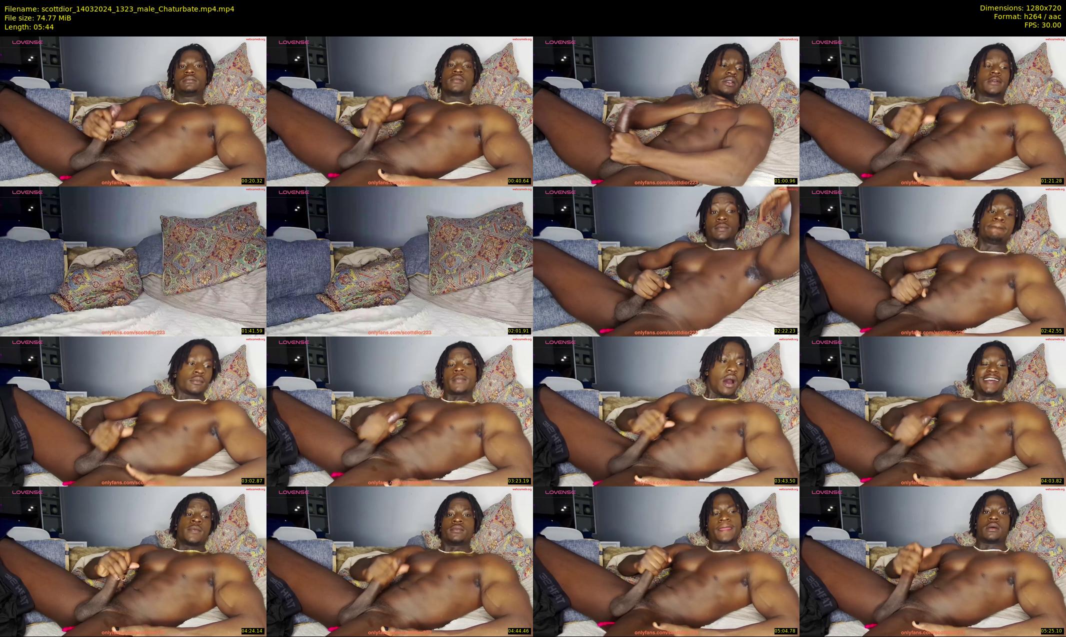 scottdior — 6 minute Chaturbate male cam show recording, 720p, Mar 14, 2024