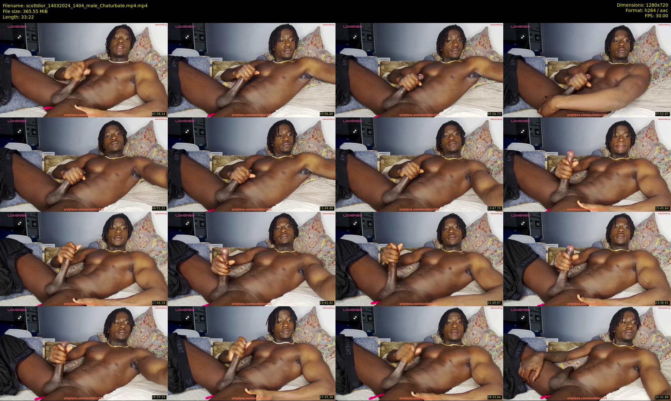 scottdior — 34 minute Chaturbate male cam show recording, 720p, Mar 14, 2024