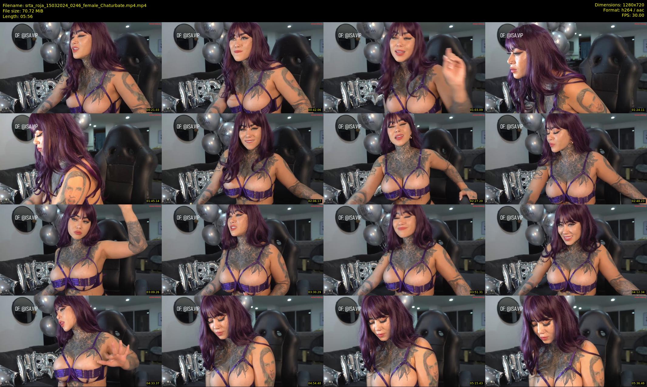 srta_roja — 6 minute Chaturbate female cam show recording, 720p, Mar 15, 2024