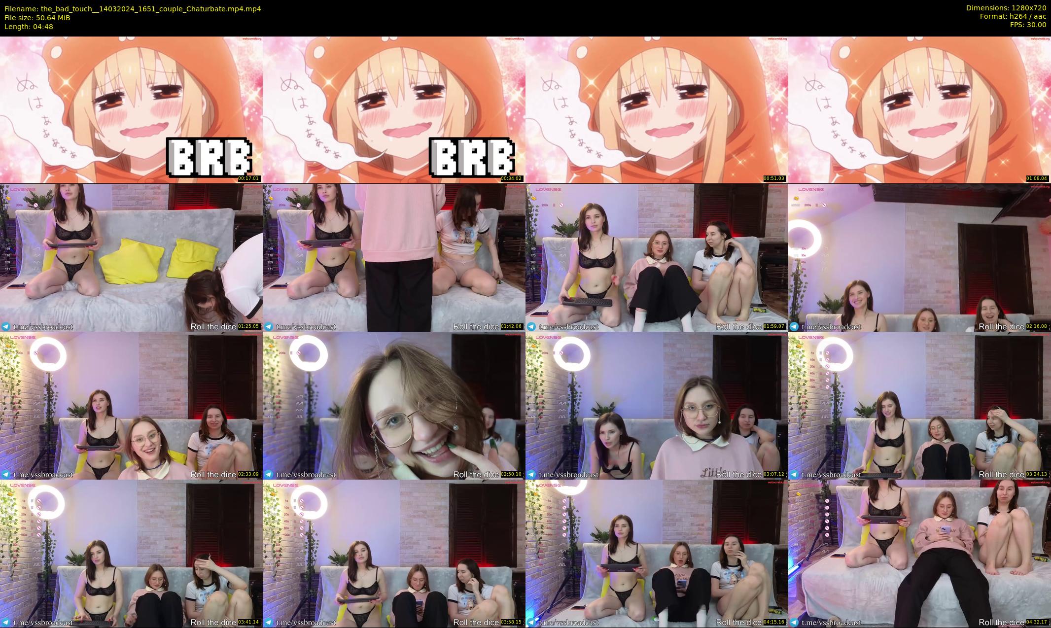 the_bad_touch_ — 5 minute Chaturbate couple cam show recording, 720p, Mar 14, 2024