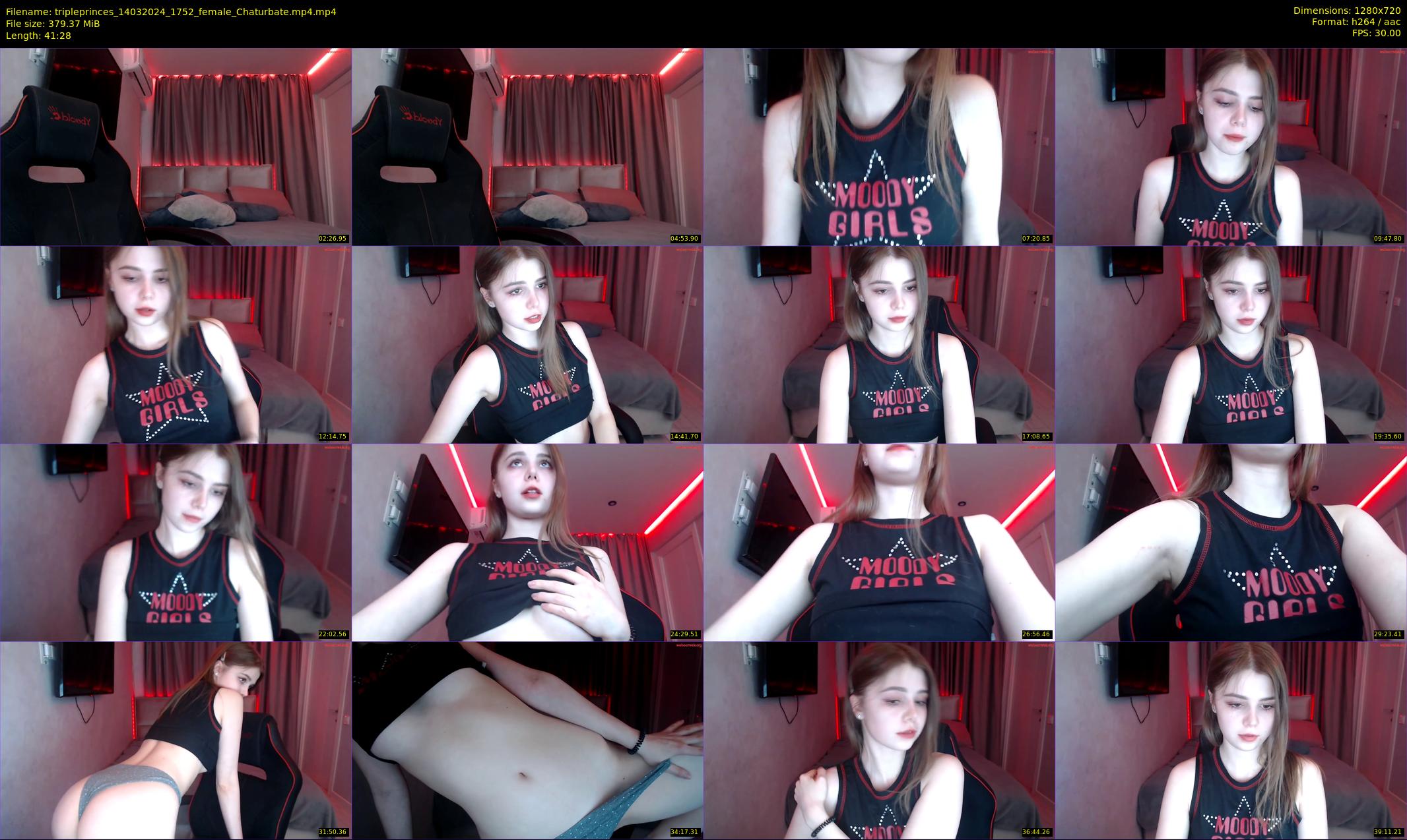 tripleprinces — 42 minute Chaturbate female cam show recording, 720p, Mar 14, 2024