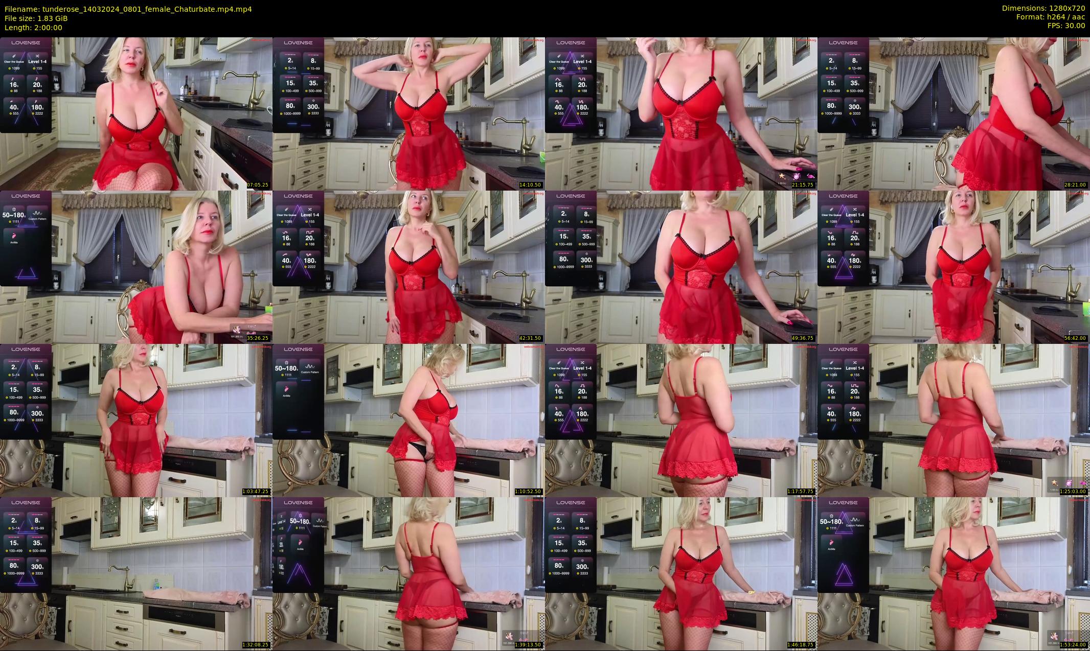 tunderose — 120 minute Chaturbate female cam show recording, 720p, Mar 14, 2024