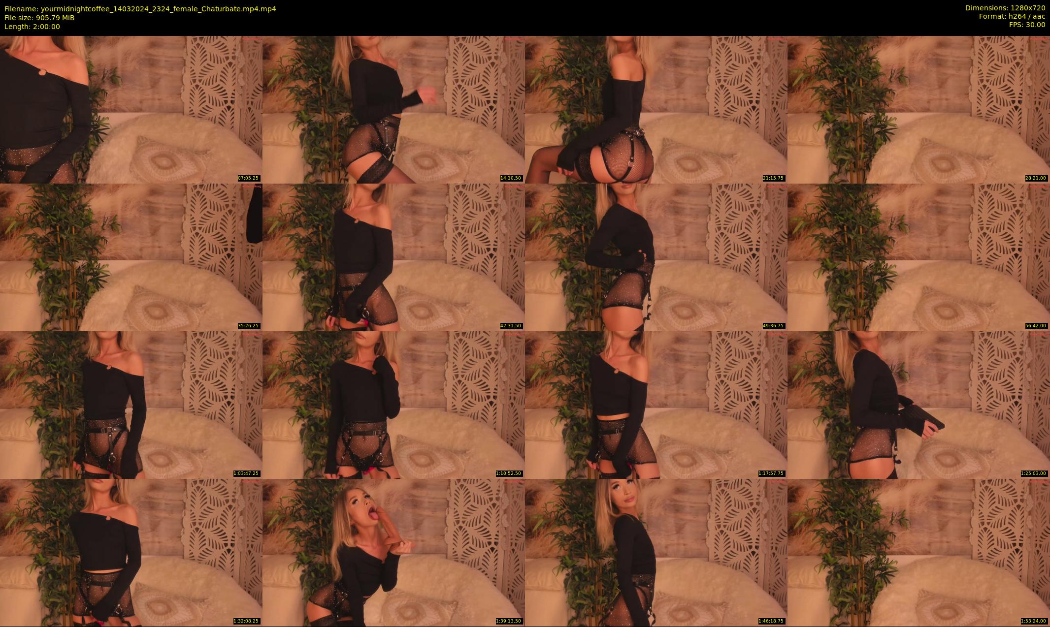 yourmidnightcoffee — 120 minute Chaturbate female cam show recording, 720p, Mar 14, 2024