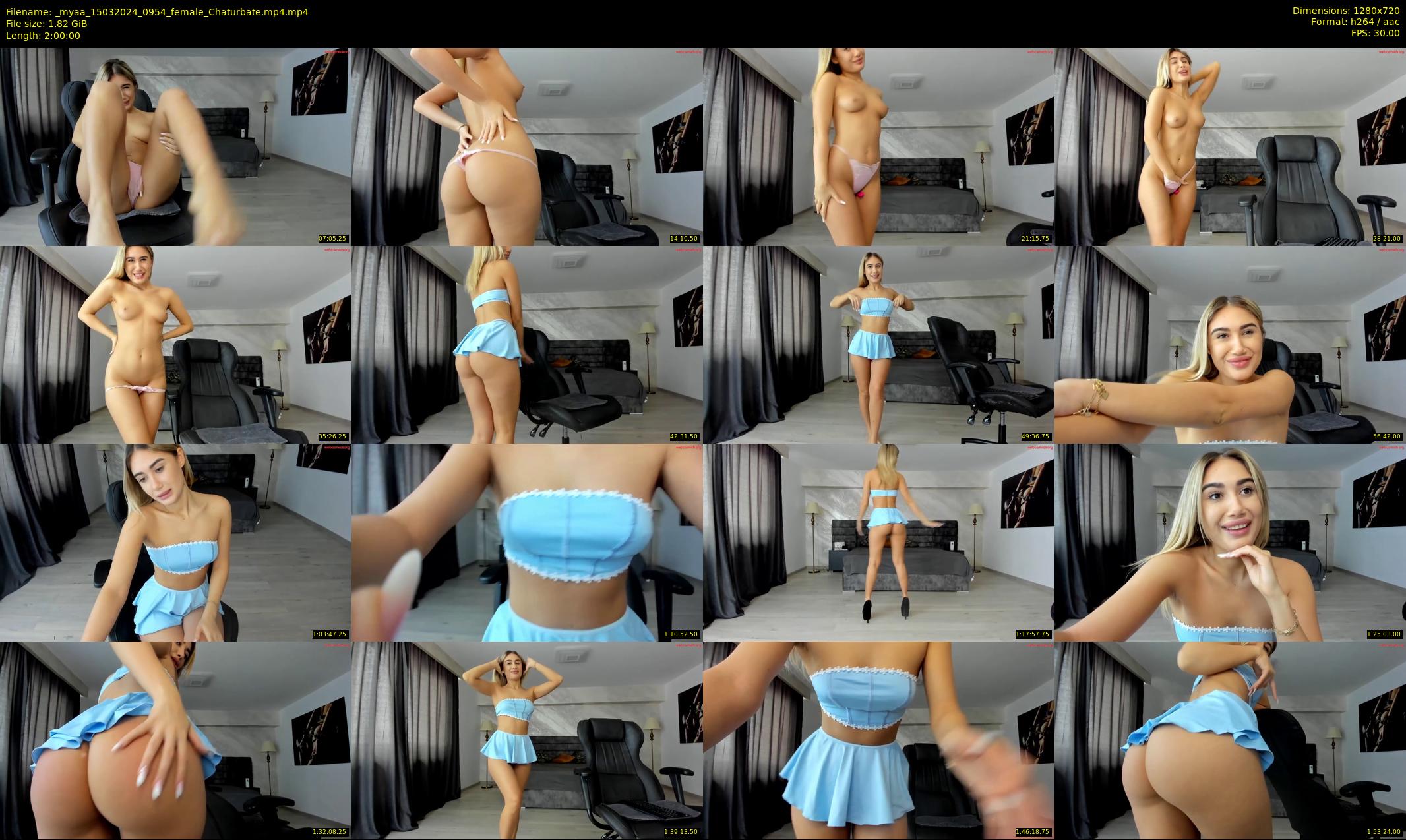 _myaa — 120 minute Chaturbate female cam show recording, 720p, Mar 15, 2024