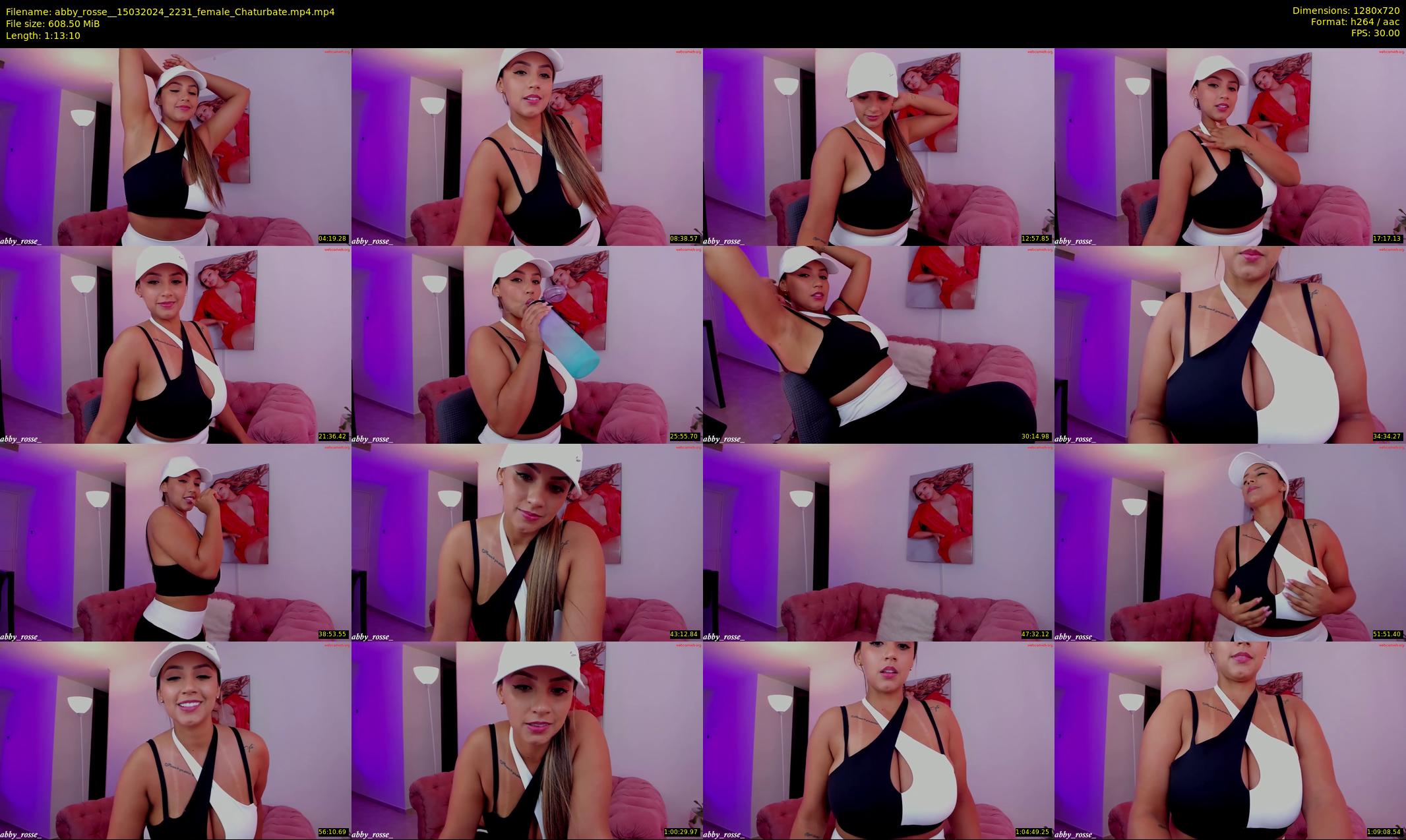 abby_rosse_ — 74 minute Chaturbate female cam show recording, 720p, Mar 15, 2024