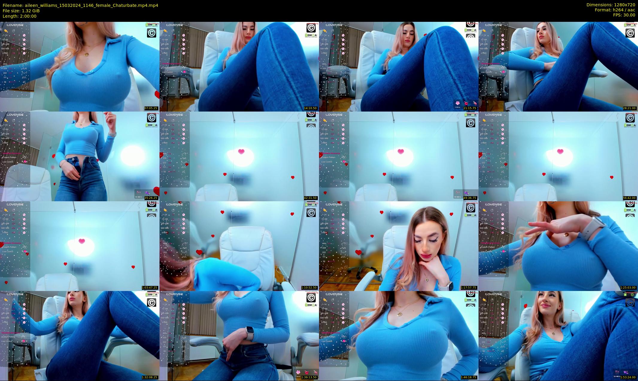 aileen_williams — 120 minute Chaturbate female cam show recording, 720p, Mar 15, 2024