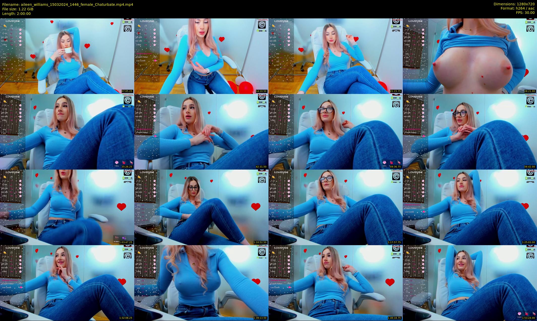 aileen_williams — 120 minute Chaturbate female cam show recording, 720p, Mar 15, 2024