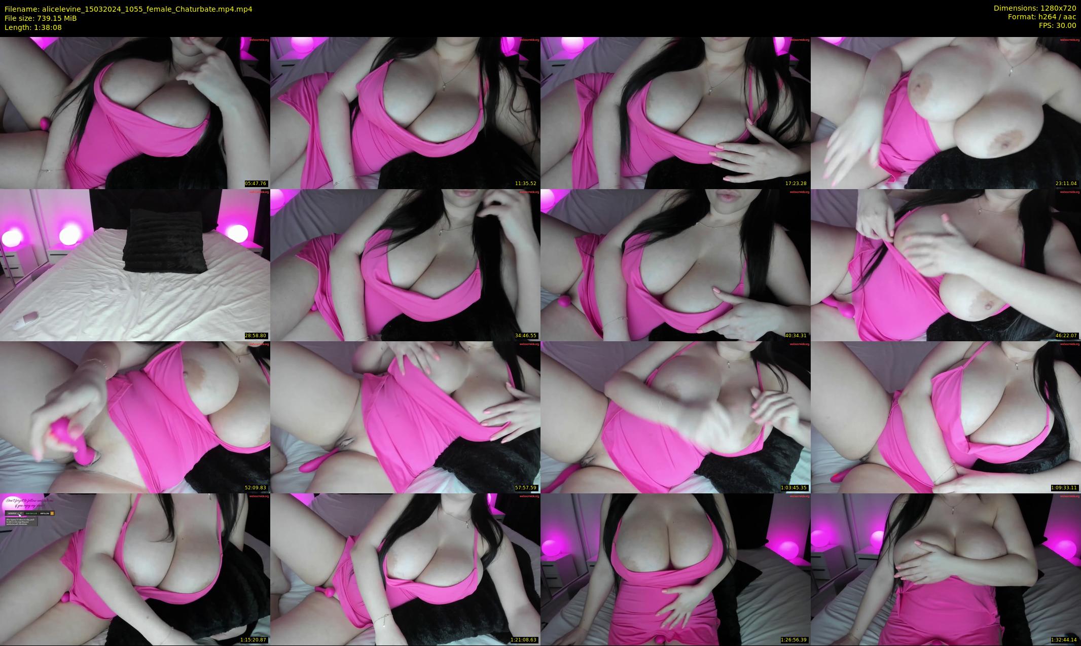alicelevine — 99 minute Chaturbate female cam show recording, 720p, Mar 15, 2024