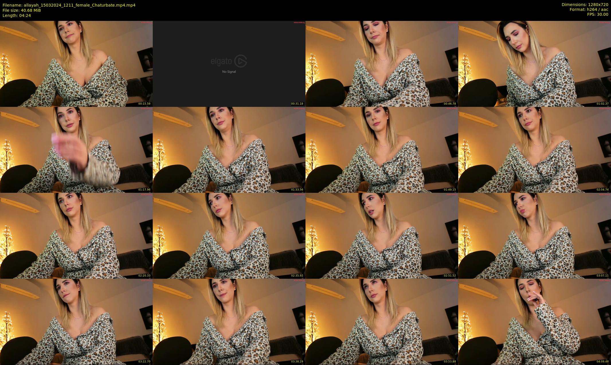 allayah — 5 minute Chaturbate female cam show recording, 720p, Mar 15, 2024
