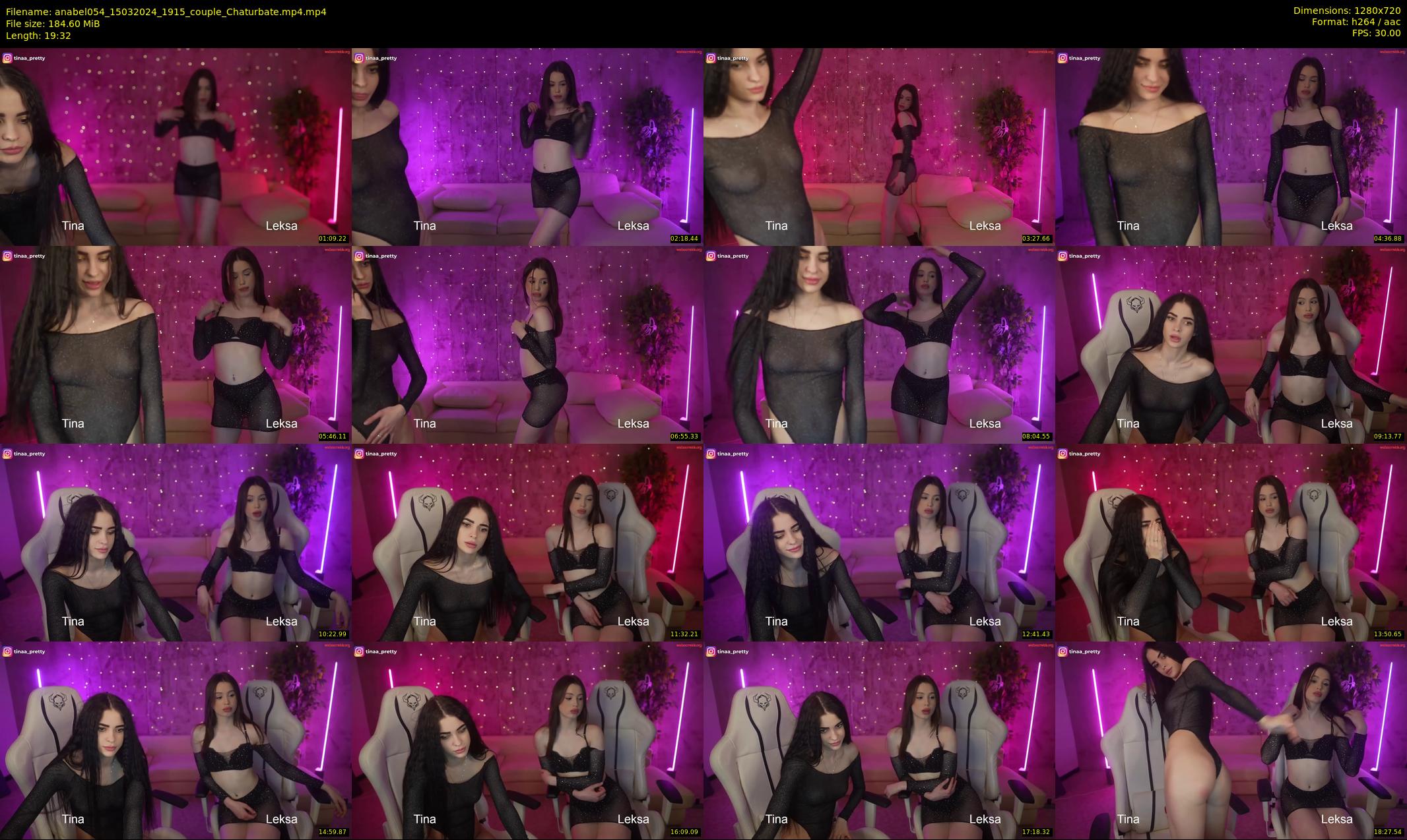 anabel054 — 20 minute Chaturbate female cam show recording, 720p, Mar 15, 2024