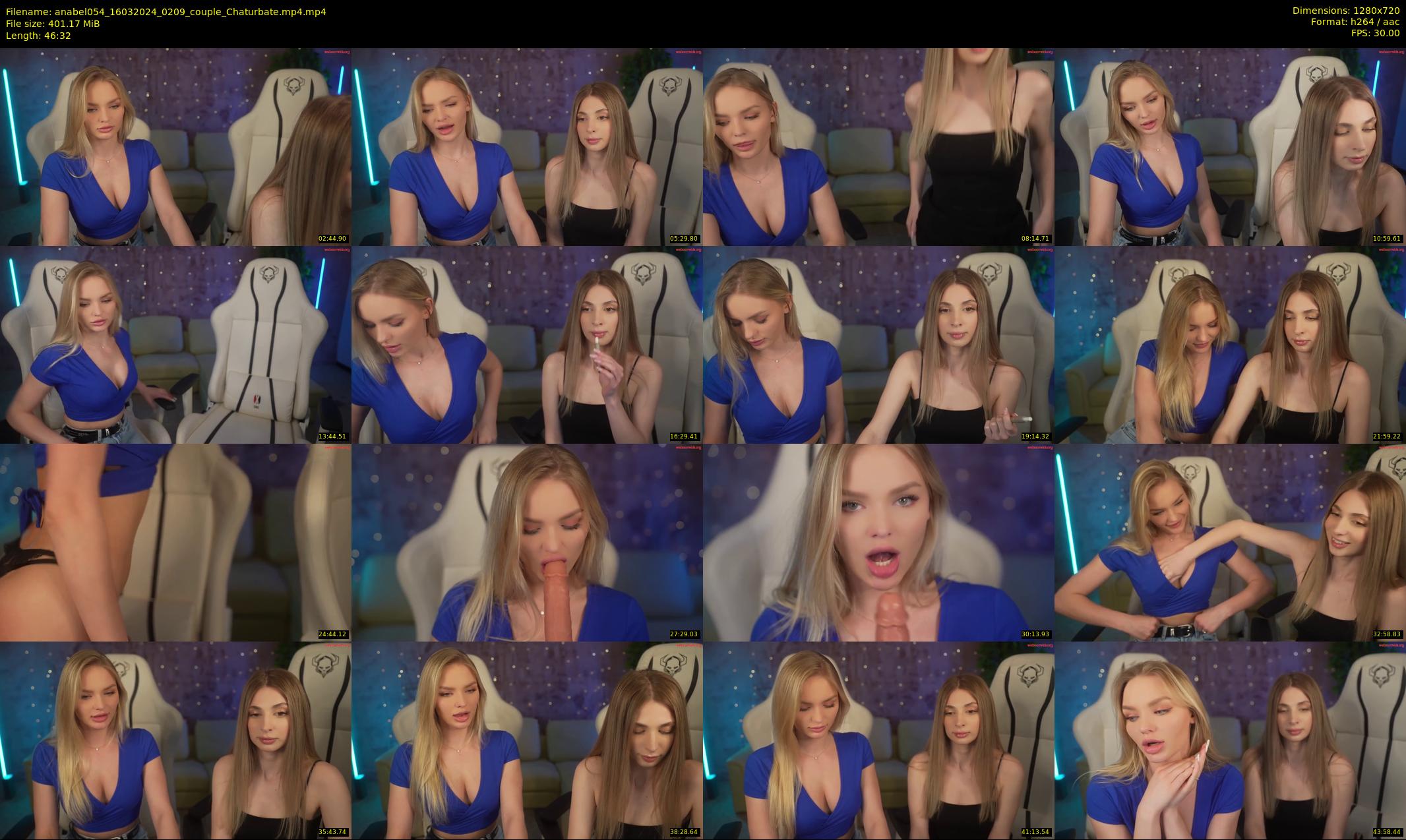 anabel054 — 47 minute Chaturbate female cam show recording, 720p, Mar 16, 2024