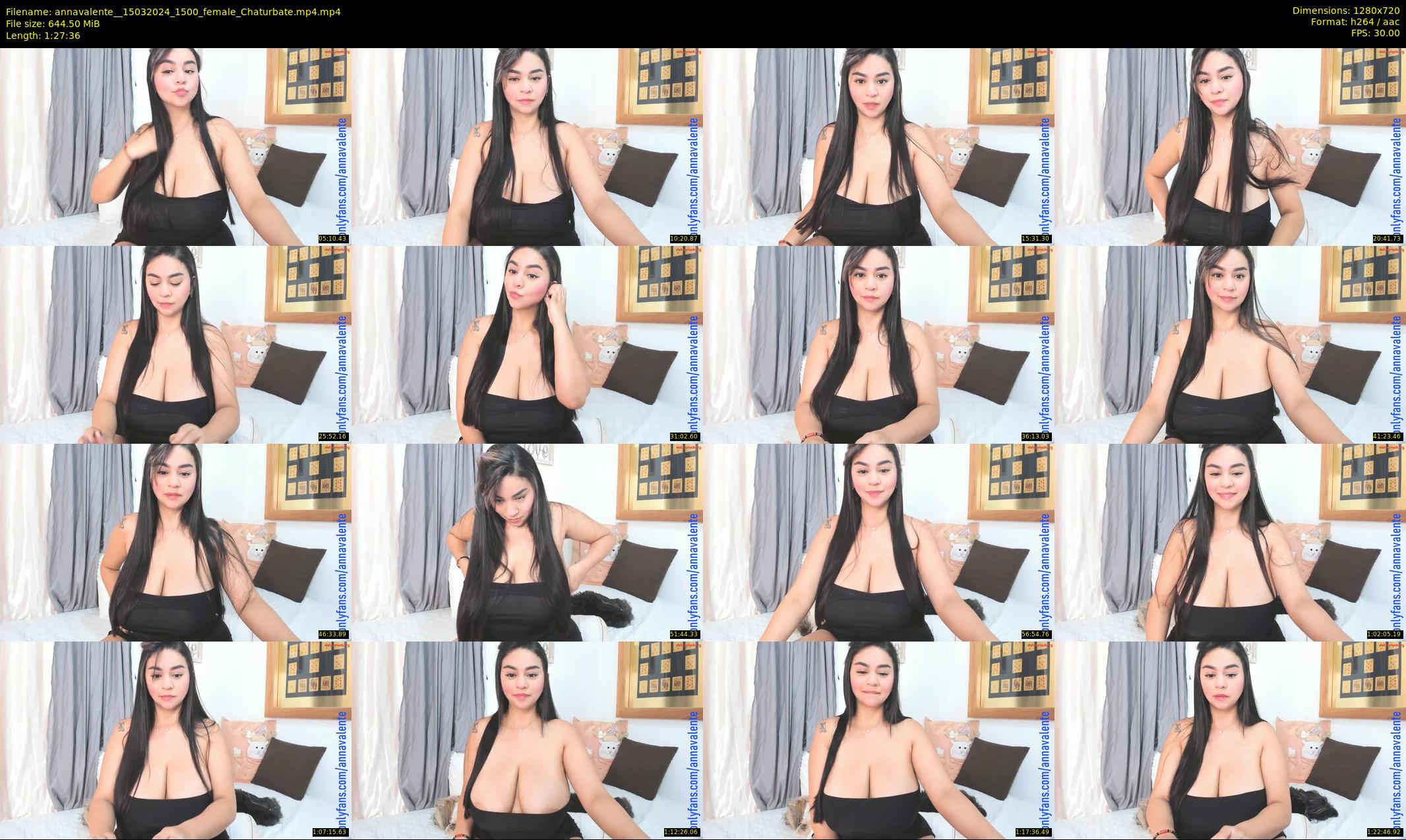 annavalente_ — 88 minute Chaturbate female cam show recording, 720p, Mar 15, 2024