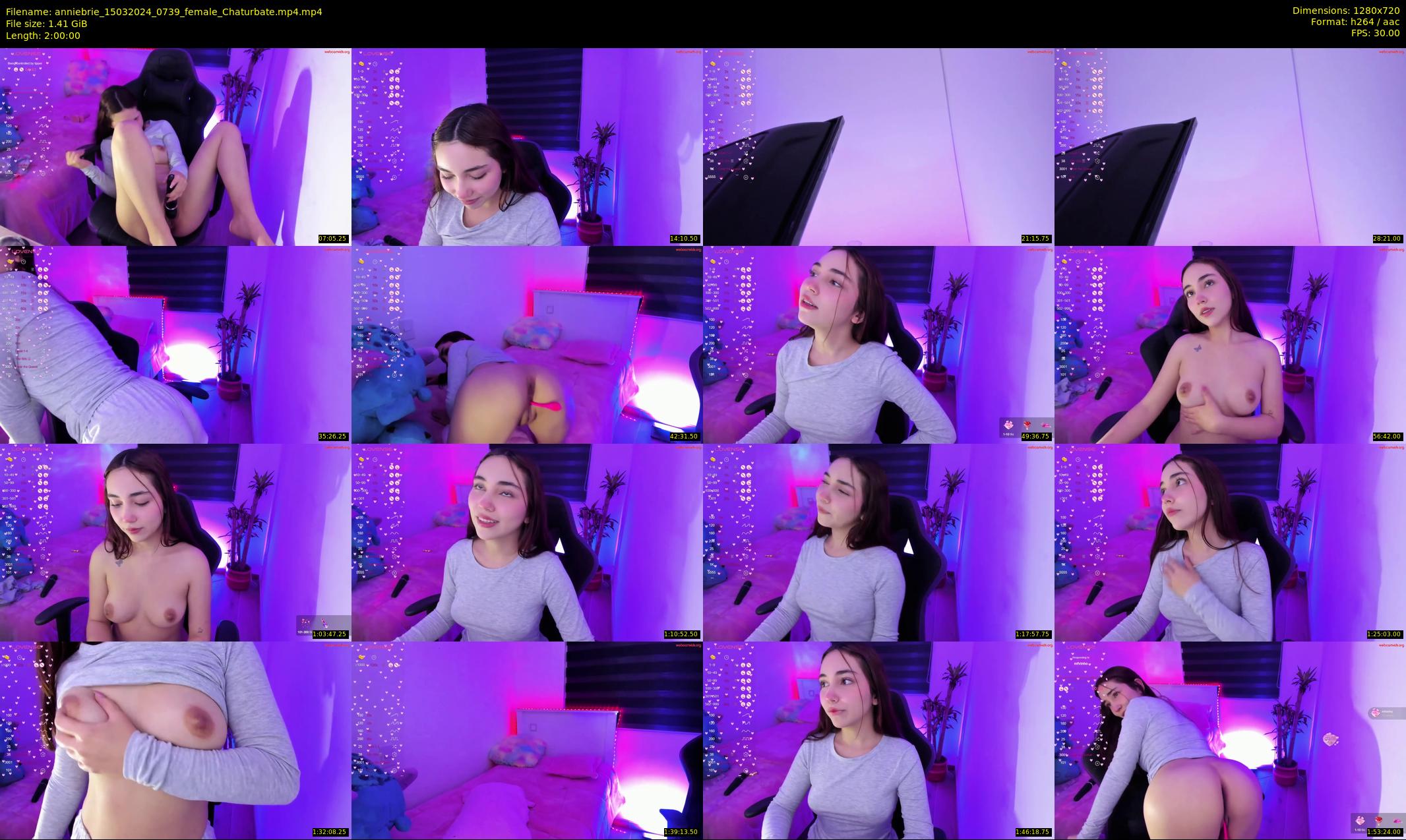 anniebrie — 120 minute Chaturbate female cam show recording, 720p, Mar 15, 2024