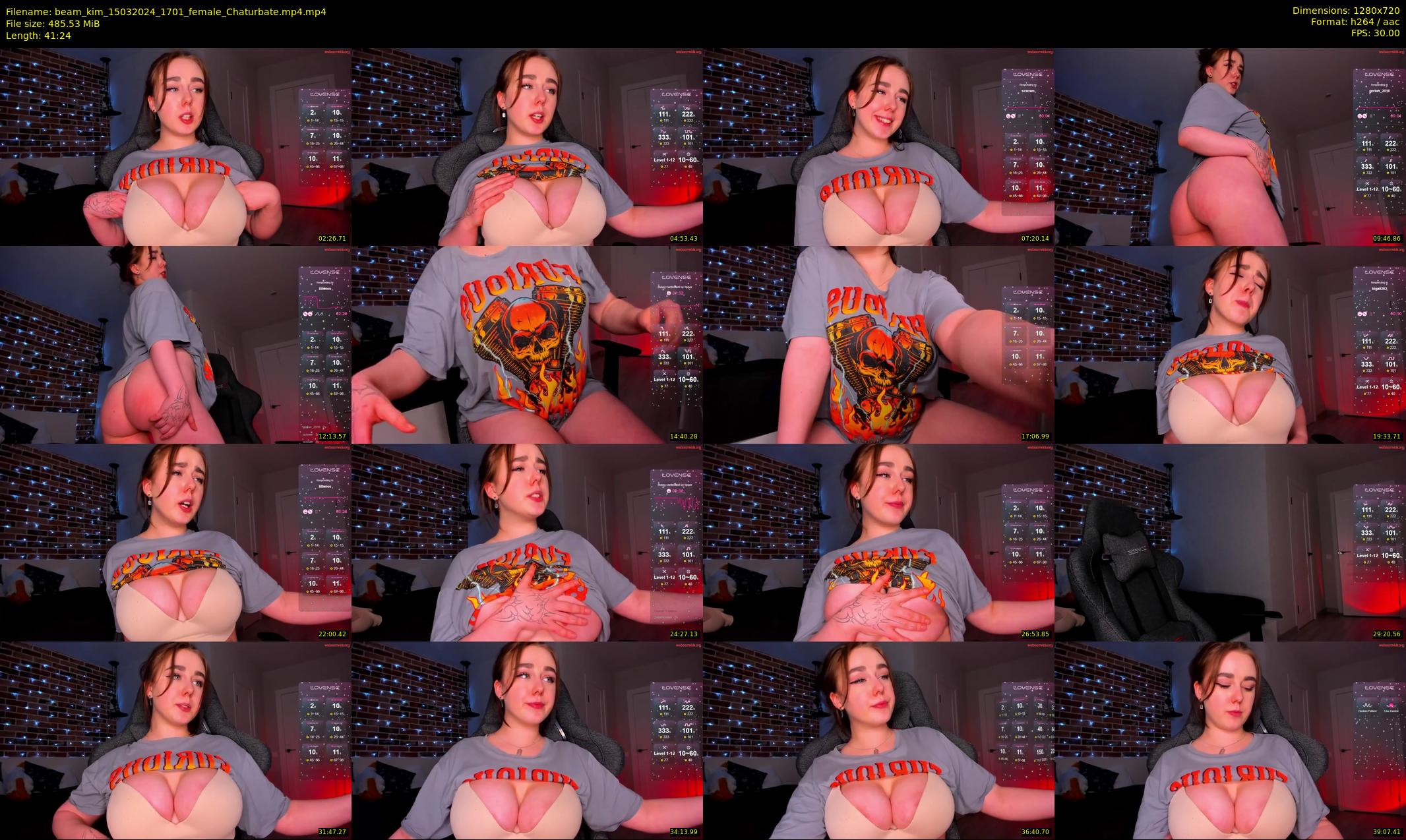 beam_kim — 42 minute Chaturbate female cam show recording, 720p, Mar 15, 2024