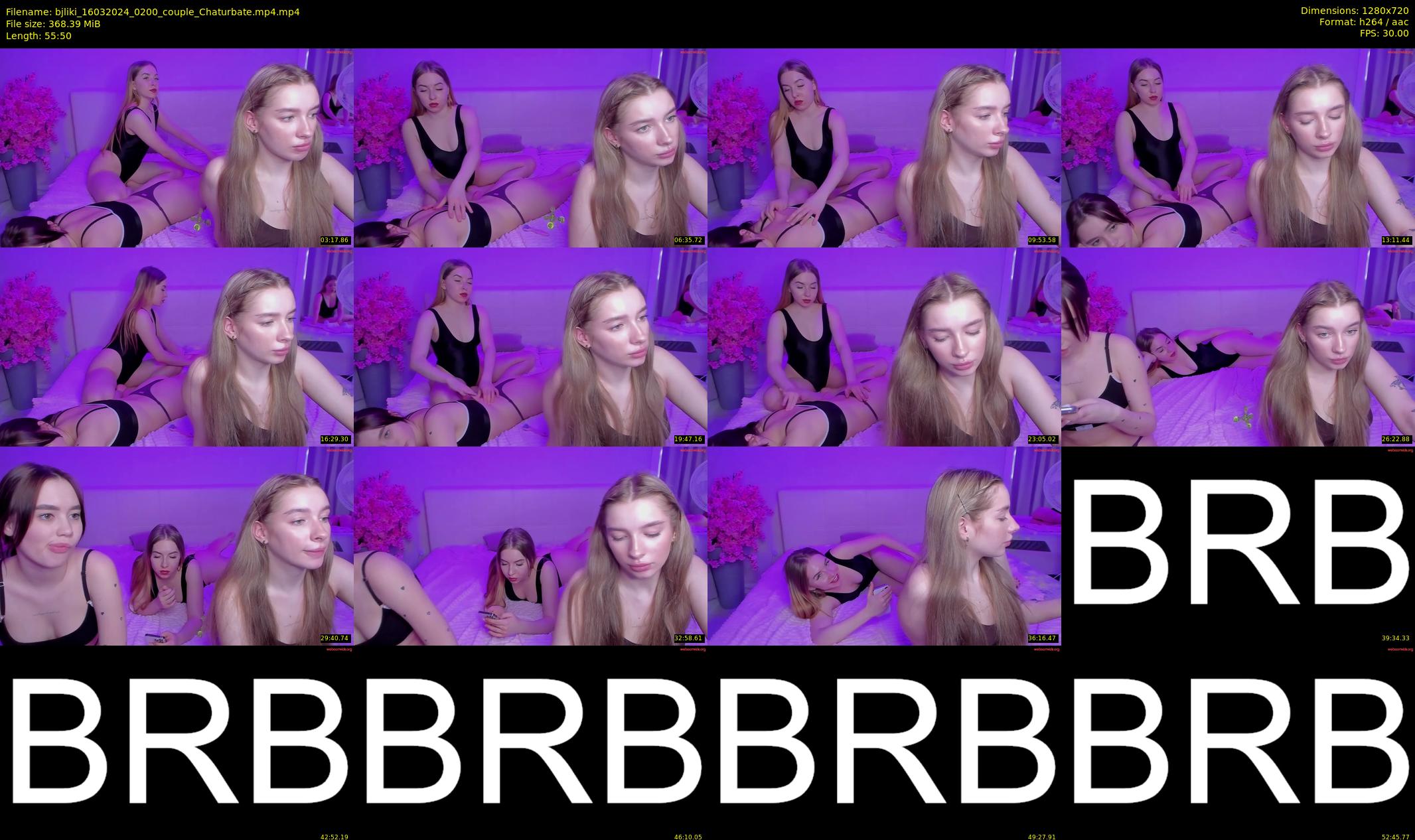 bjliki — 56 minute Chaturbate couple cam show recording, 720p, Mar 16, 2024