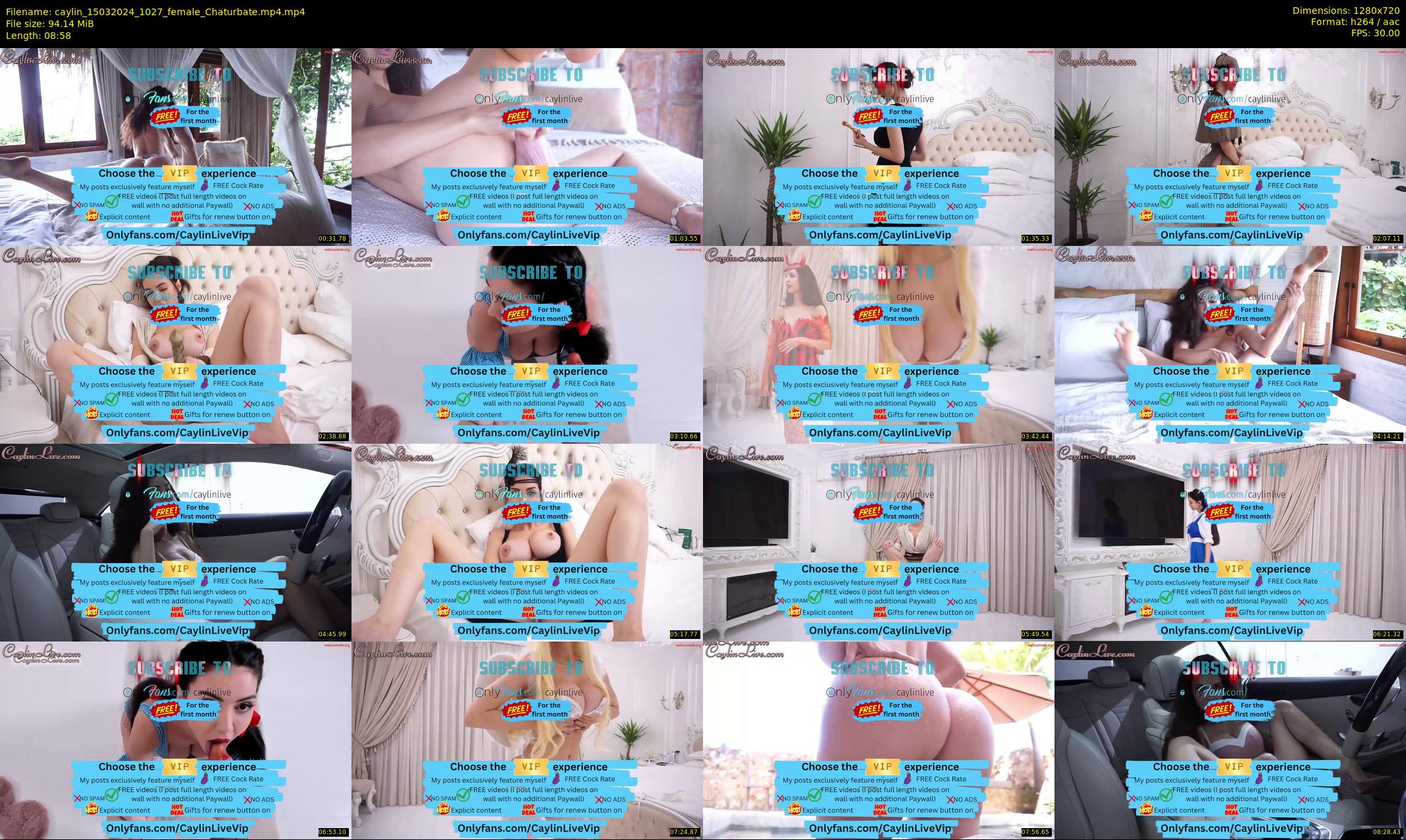 caylin — 9 minute Chaturbate female cam show recording, 720p, Mar 15, 2024