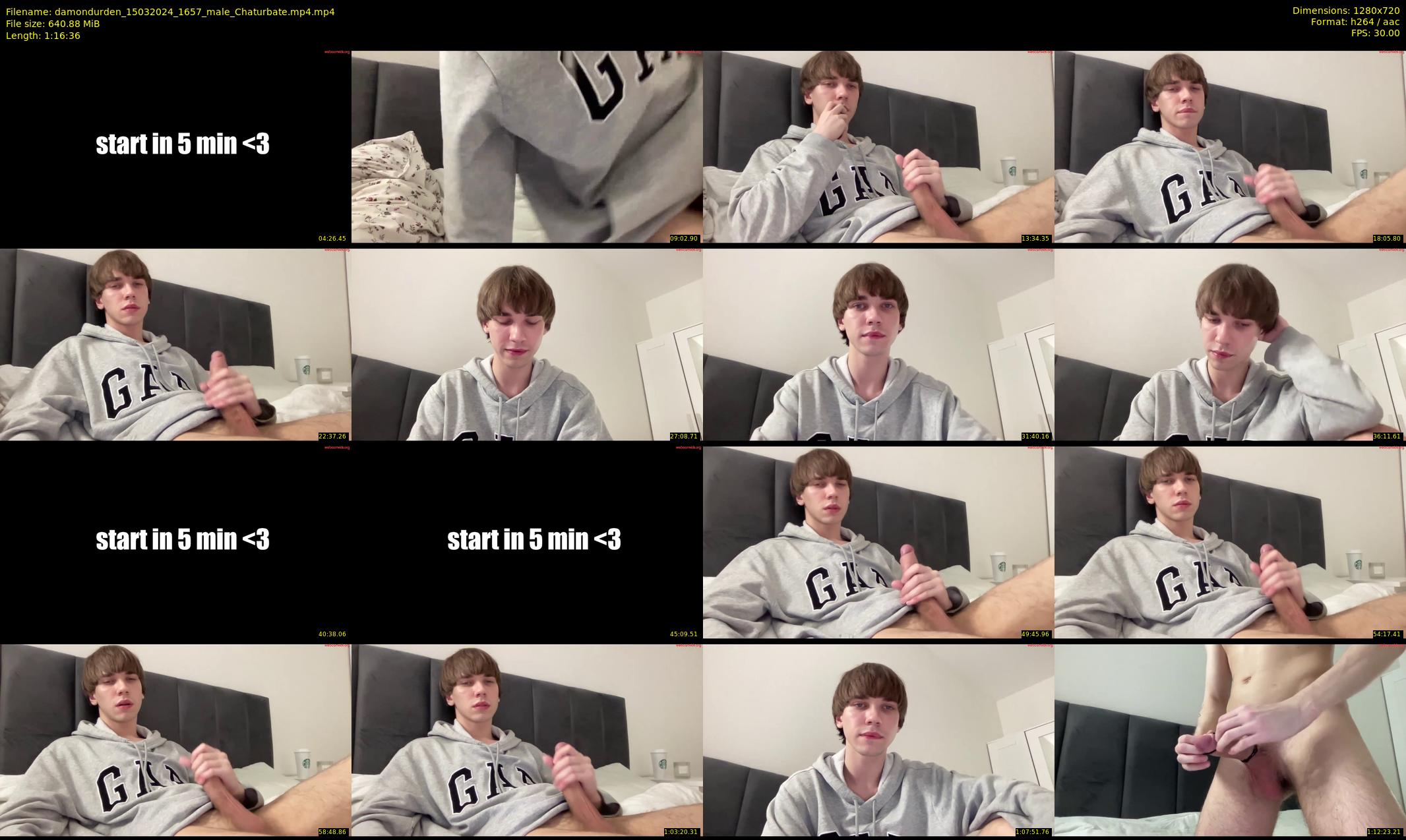 damondurden — 77 minute Chaturbate male cam show recording, 720p, Mar 15, 2024