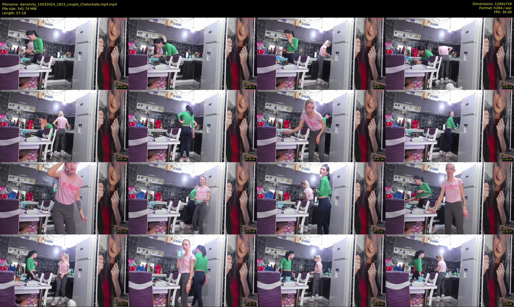 danamily — 58 minute Chaturbate female cam show recording, 720p, Mar 15, 2024