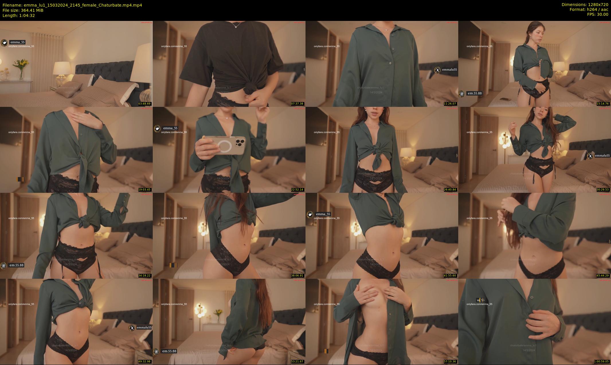 emma_lu1 — 65 minute Chaturbate female cam show recording, 720p, Mar 15, 2024