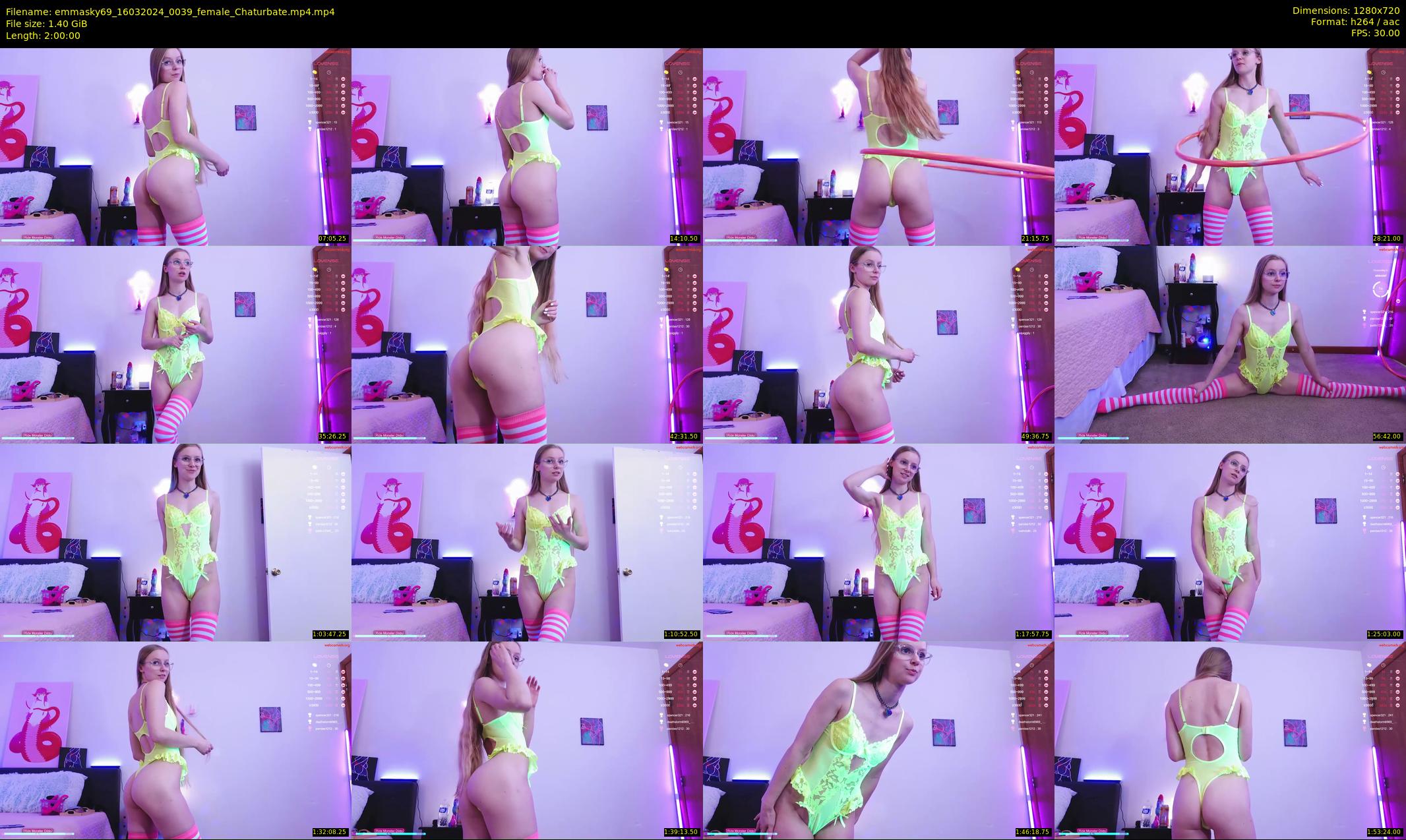 emmasky69 — 120 minute Chaturbate female cam show recording, 720p, Mar 16, 2024