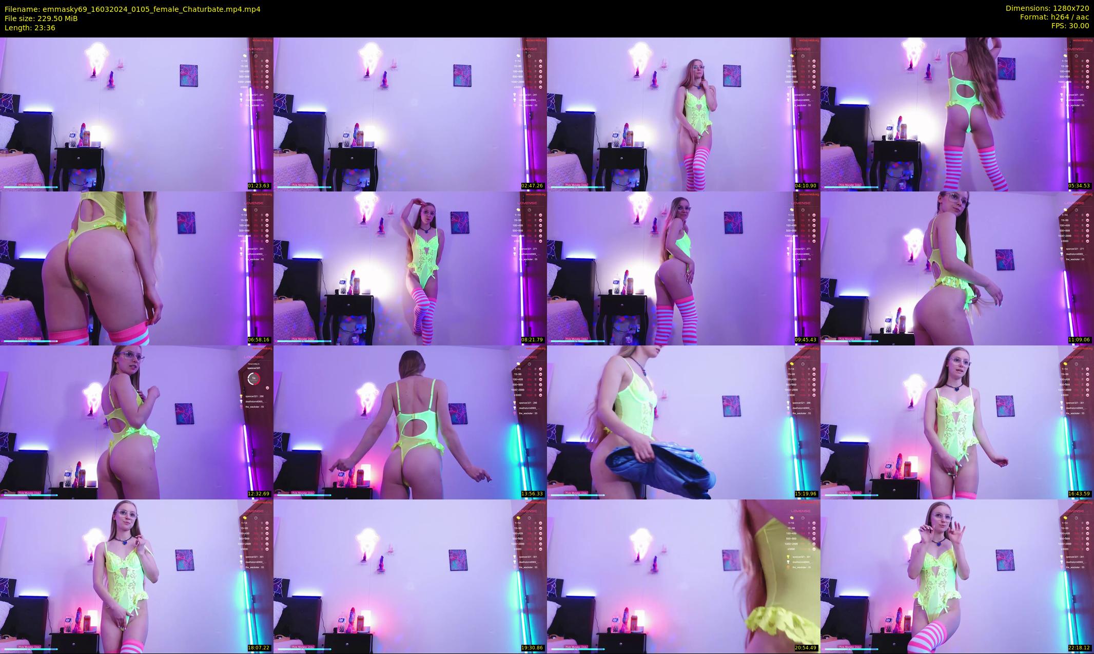 emmasky69 — 24 minute Chaturbate female cam show recording, 720p, Mar 16, 2024