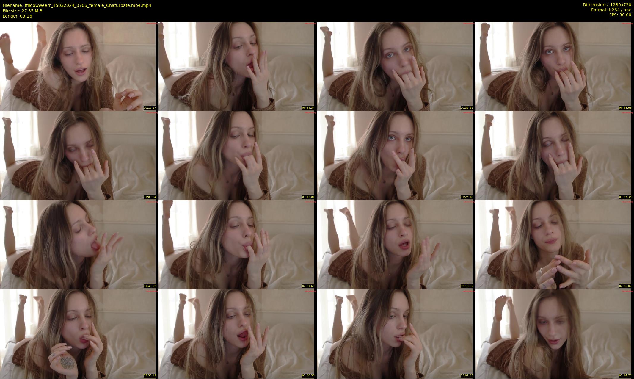 fflloowweerr — 4 minute Chaturbate couple cam show recording, 720p, Mar 15, 2024