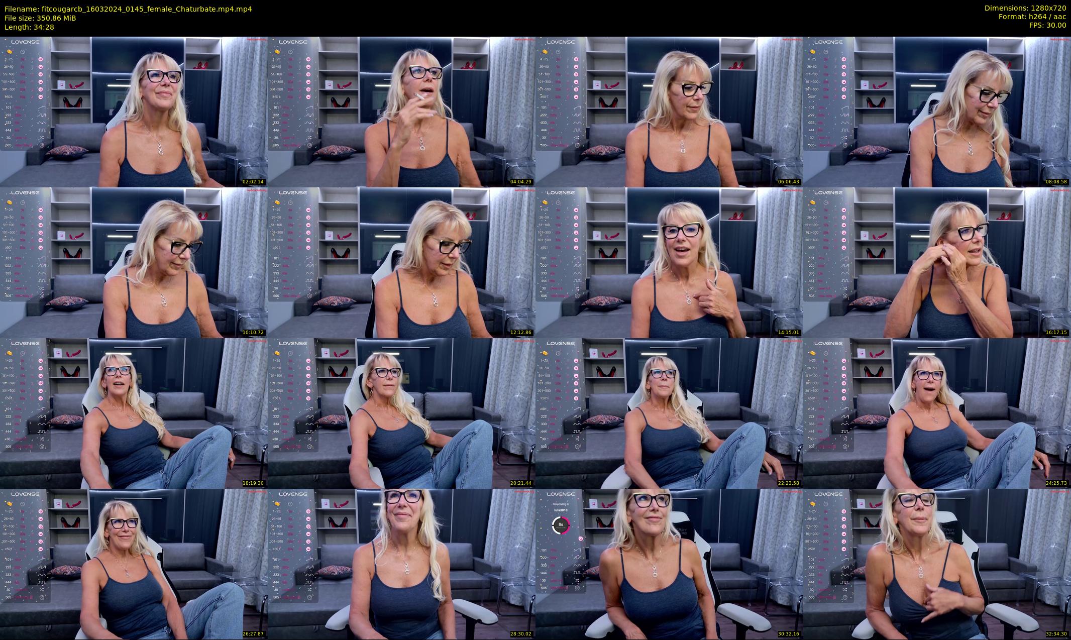 fitcougarcb — 35 minute Chaturbate female cam show recording, 720p, Mar 16, 2024