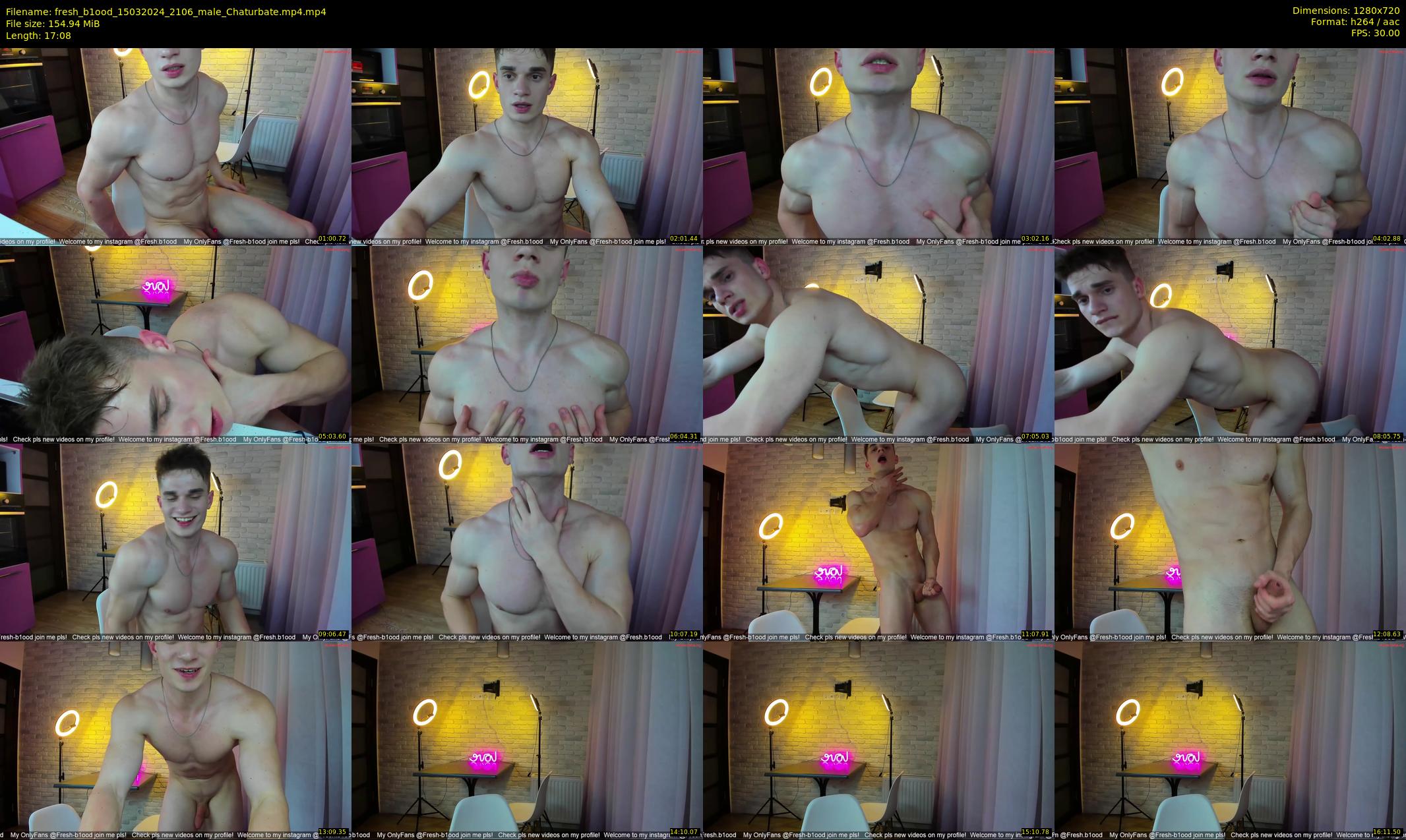 fresh_b1ood — 18 minute Chaturbate male cam show recording, 720p, Mar 15, 2024