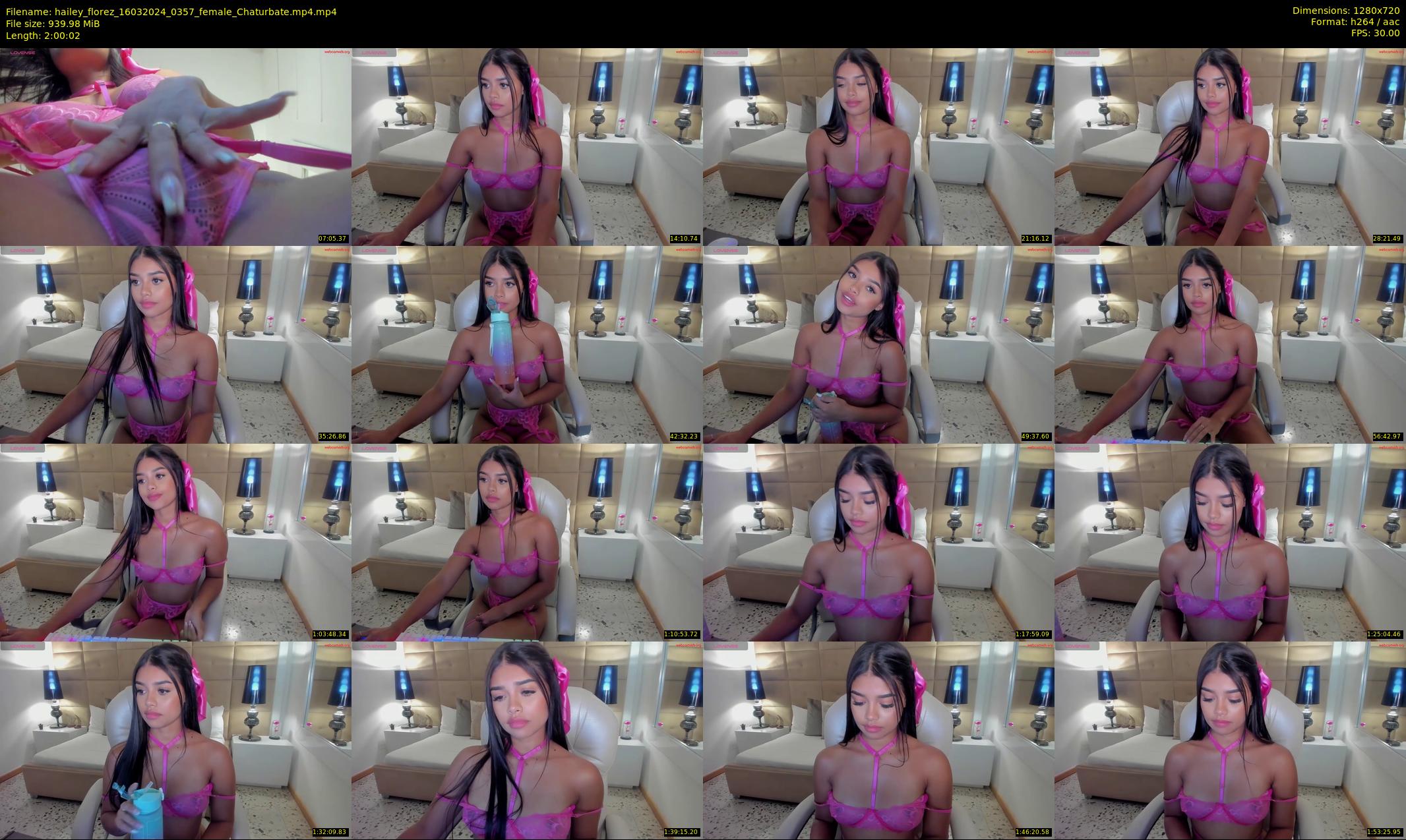 hailey_florez — 121 minute Chaturbate female cam show recording, 720p, Mar 16, 2024