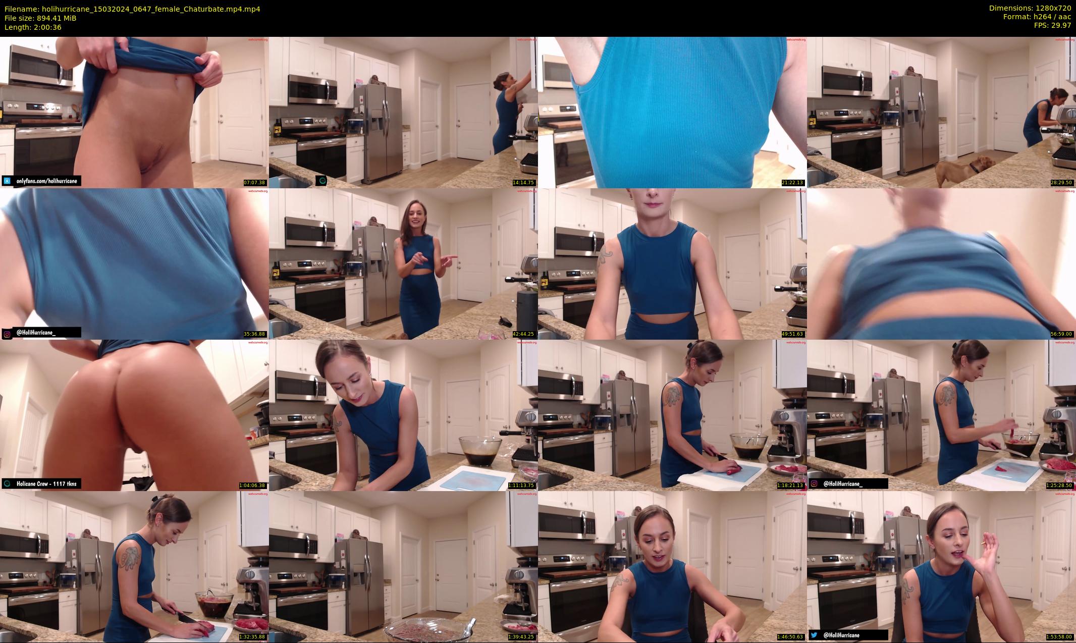 holihurricane — 121 minute Chaturbate female cam show recording, 720p, Mar 15, 2024