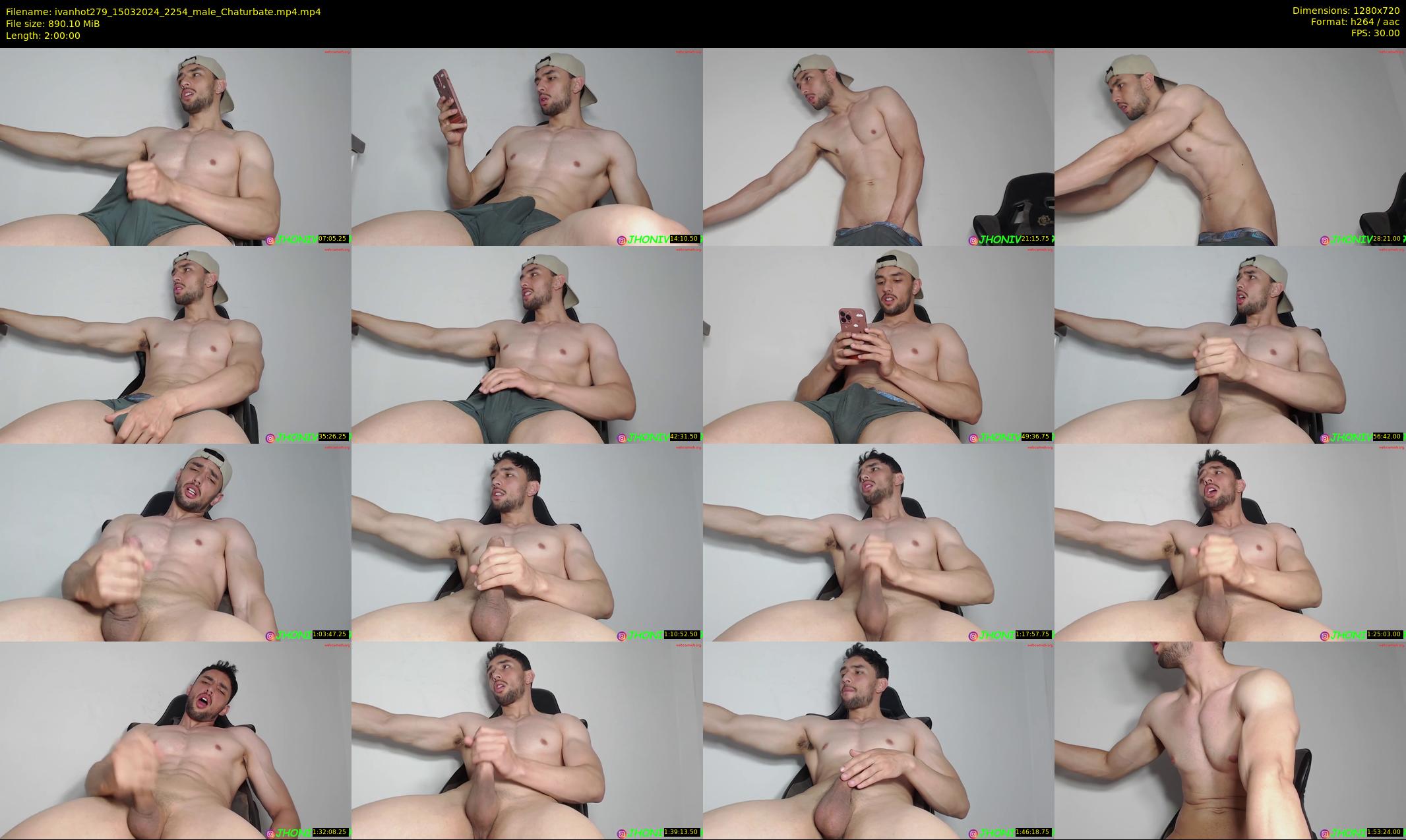 ivanhot279 — 120 minute Chaturbate male cam show recording, 720p, Mar 15, 2024