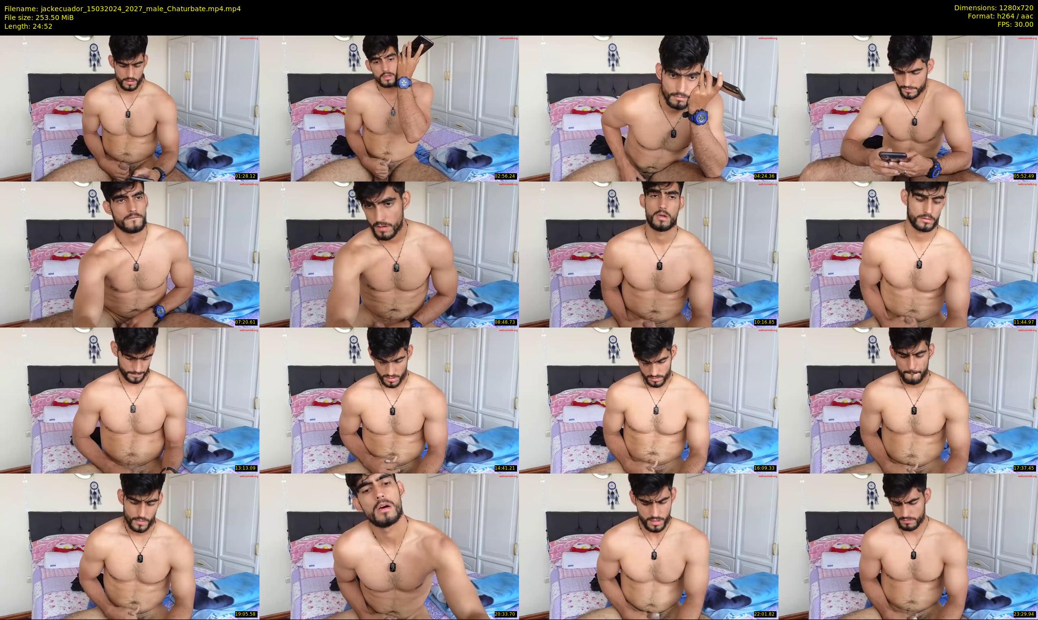 jackecuador — 25 minute Chaturbate male cam show recording, 720p, Mar 15, 2024