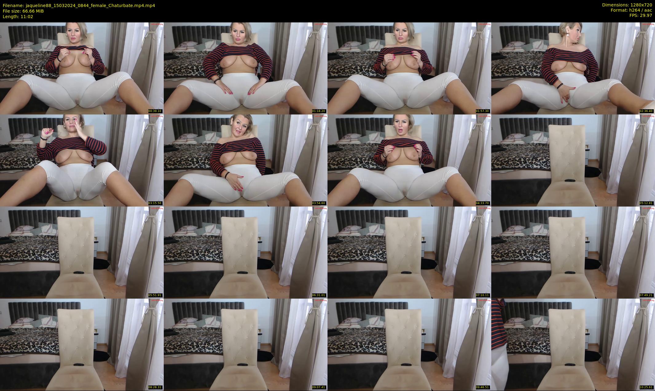 jaqueline88 — 12 minute Chaturbate female cam show recording, 720p, Mar 15, 2024