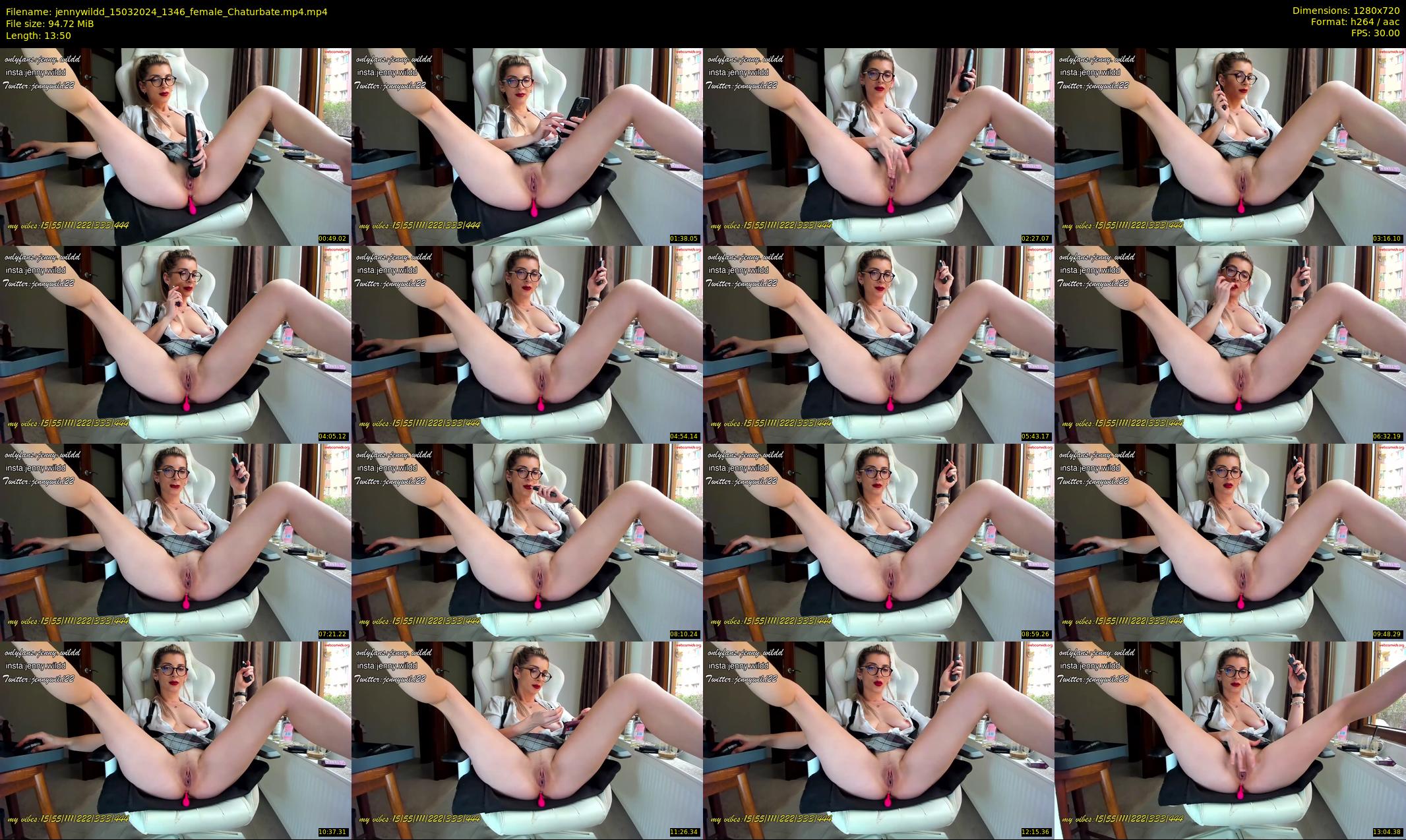 jennywildd — 14 minute Chaturbate female cam show recording, 720p, Mar 15, 2024