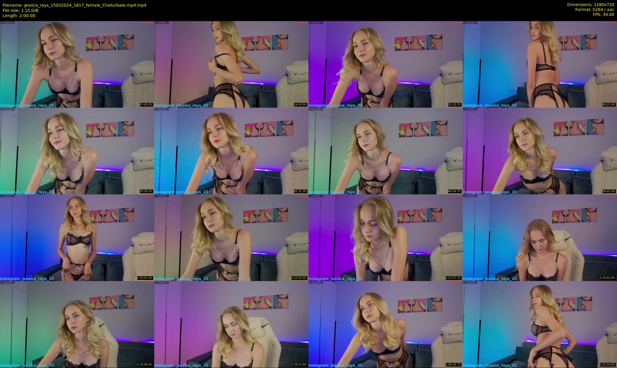 jessica_rays — 120 minute Chaturbate couple cam show recording, 720p, Mar 15, 2024