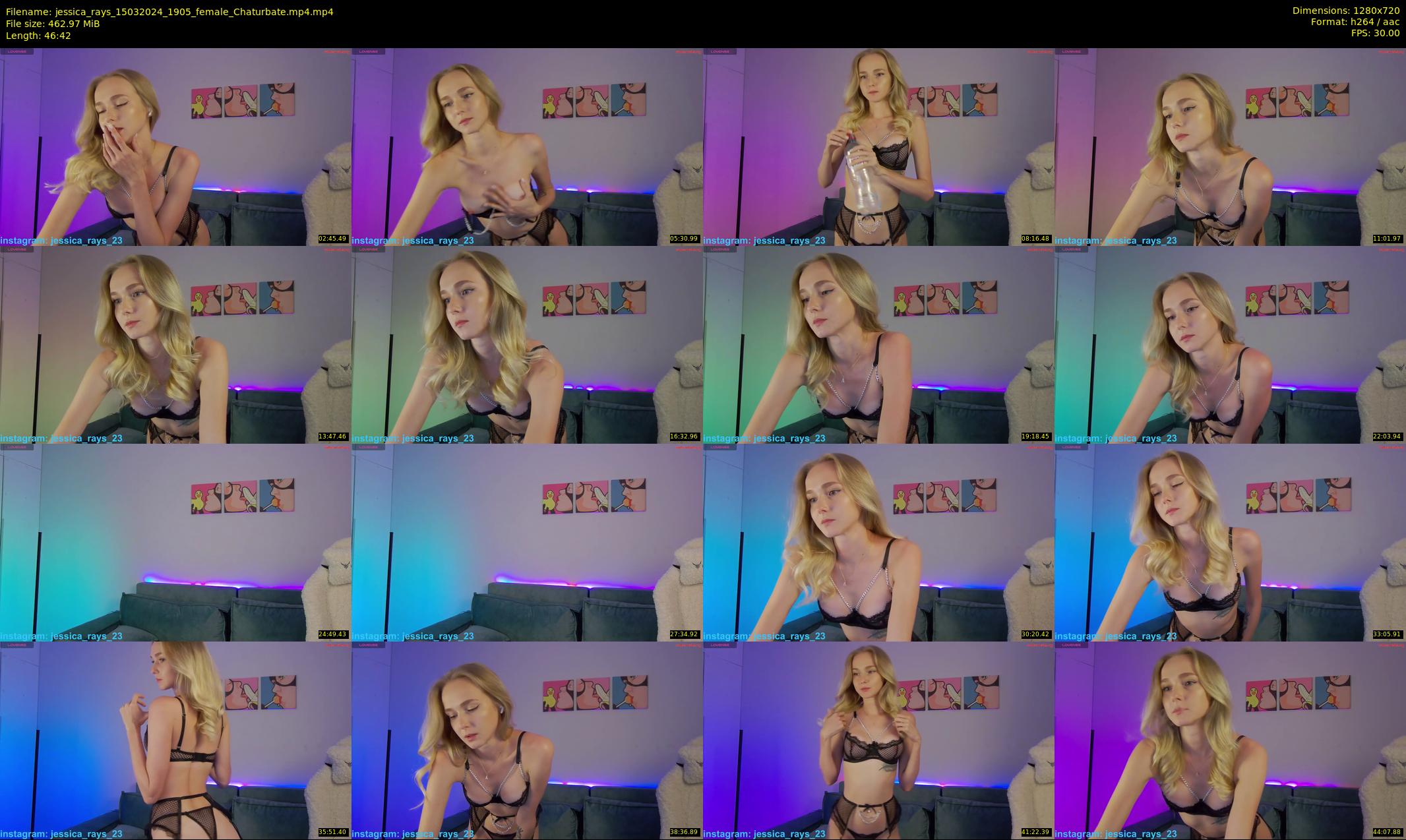 jessica_rays — 47 minute Chaturbate couple cam show recording, 720p, Mar 15, 2024