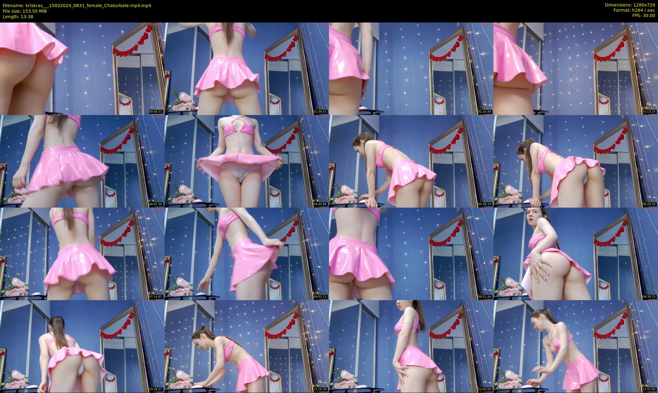 kriskras__ — 14 minute Chaturbate female cam show recording, 720p, Mar 15, 2024
