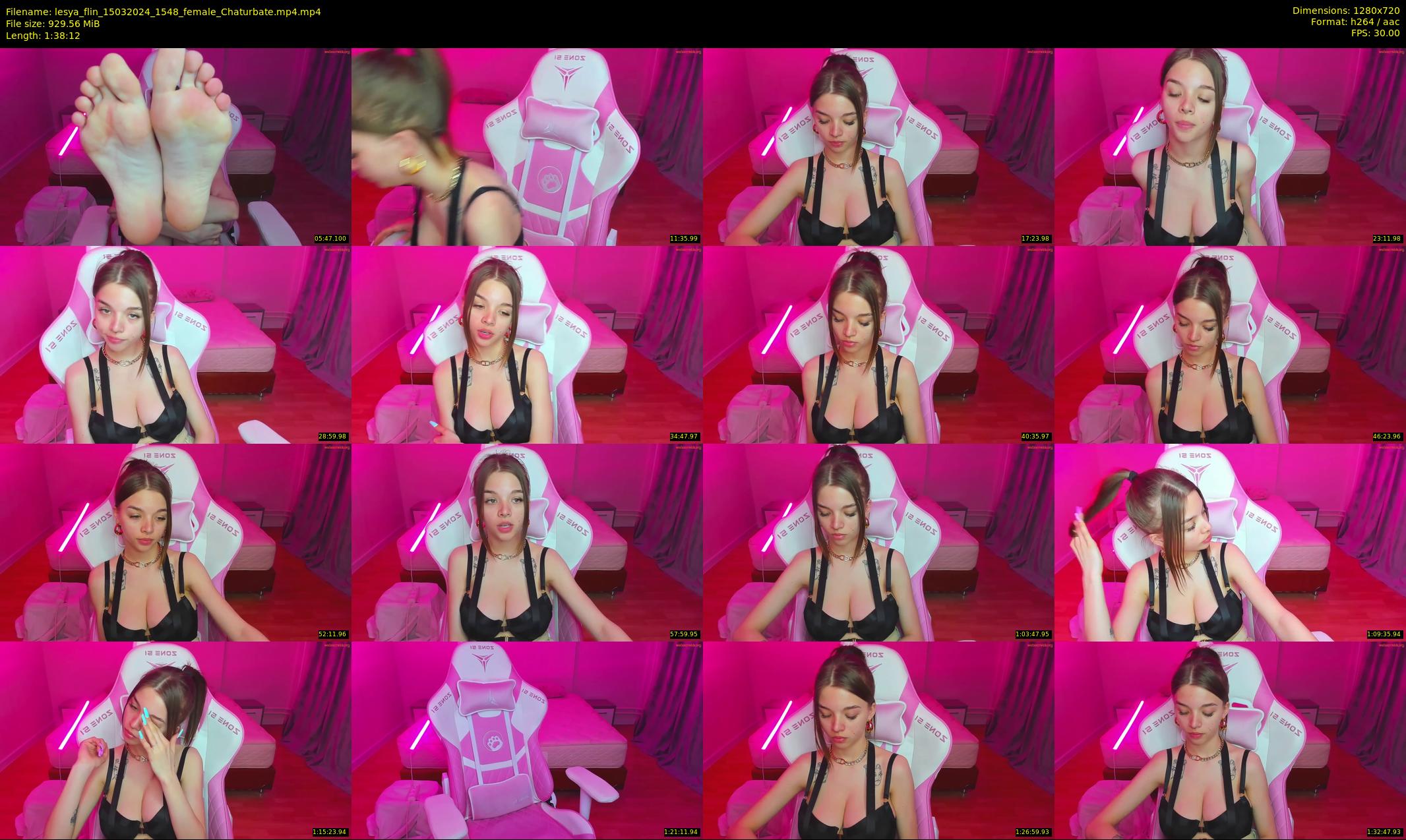 lesya_flin — 99 minute Chaturbate female cam show recording, 720p, Mar 15, 2024