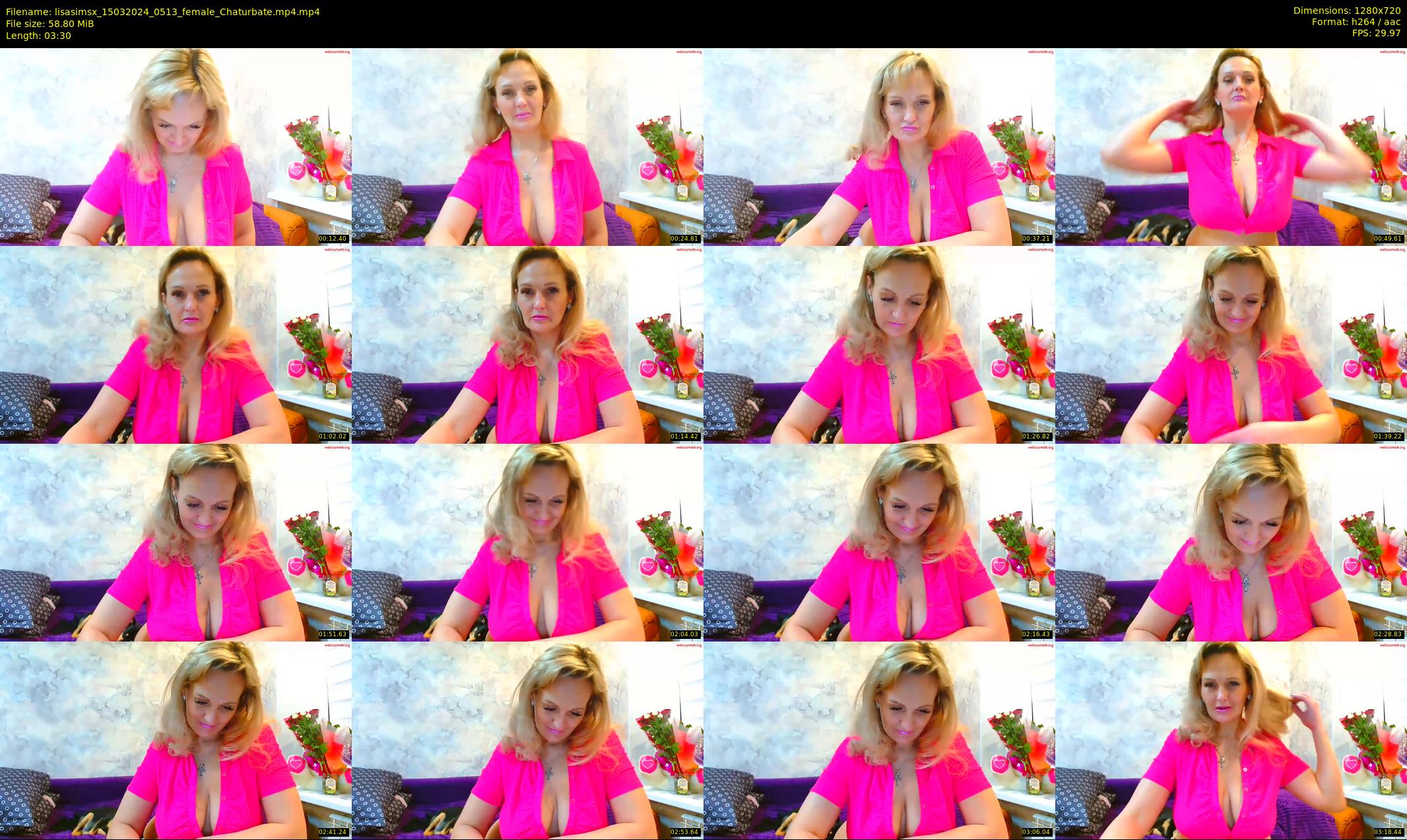 lisasimsx — 4 minute Chaturbate female cam show recording, 720p, Mar 15, 2024