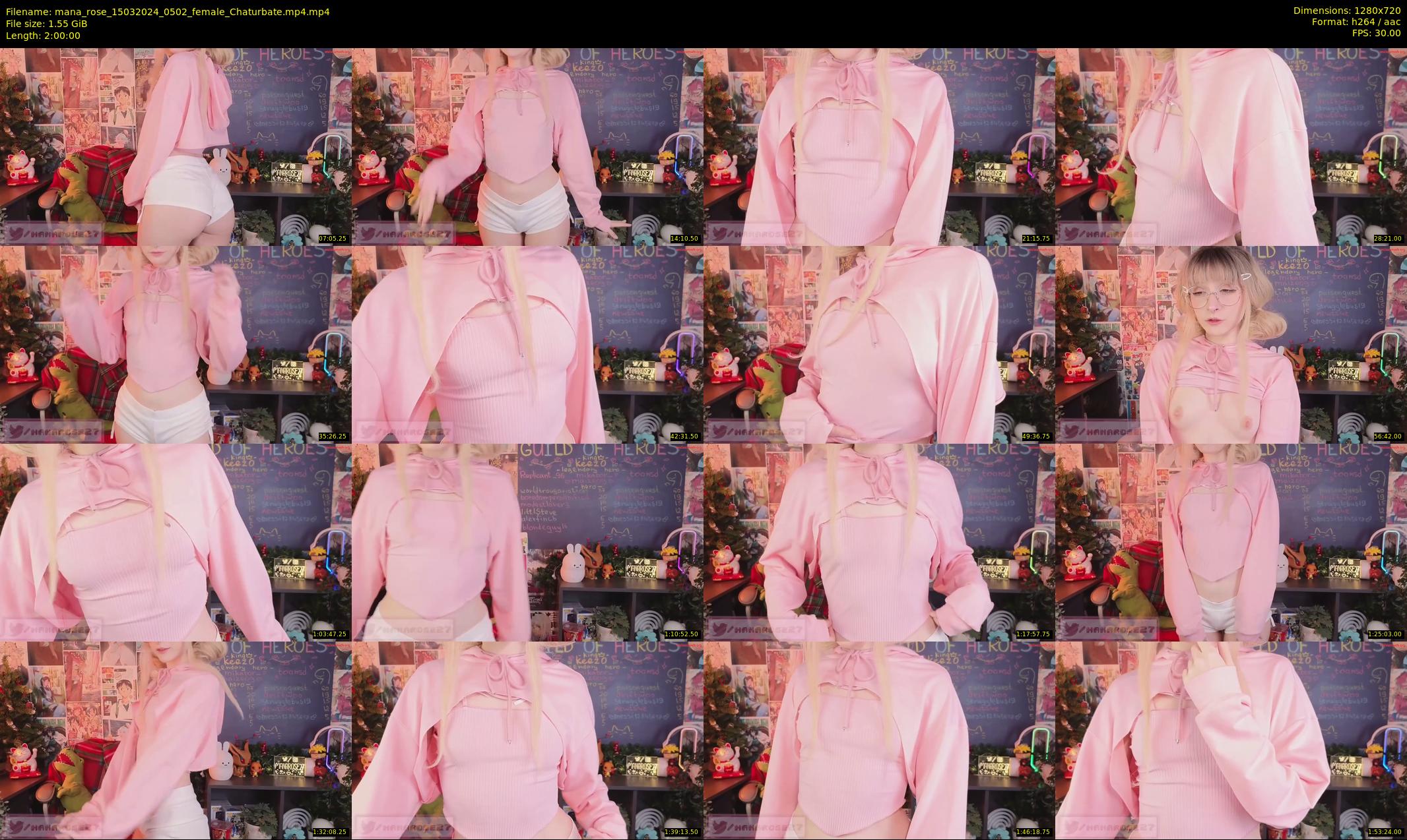 mana_rose — 120 minute Chaturbate female cam show recording, 720p, Mar 15, 2024