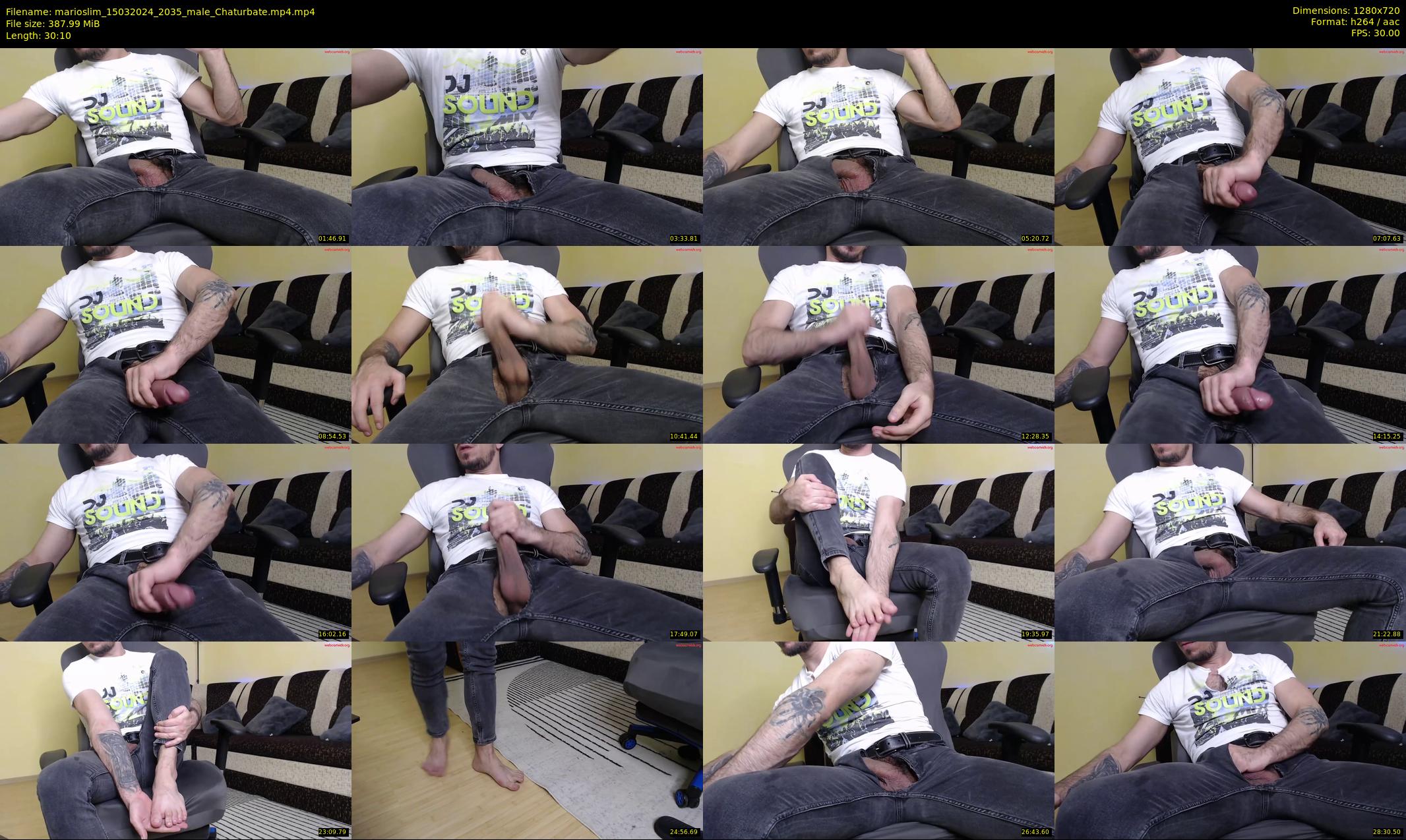 marioslim — 31 minute Chaturbate male cam show recording, 720p, Mar 15, 2024
